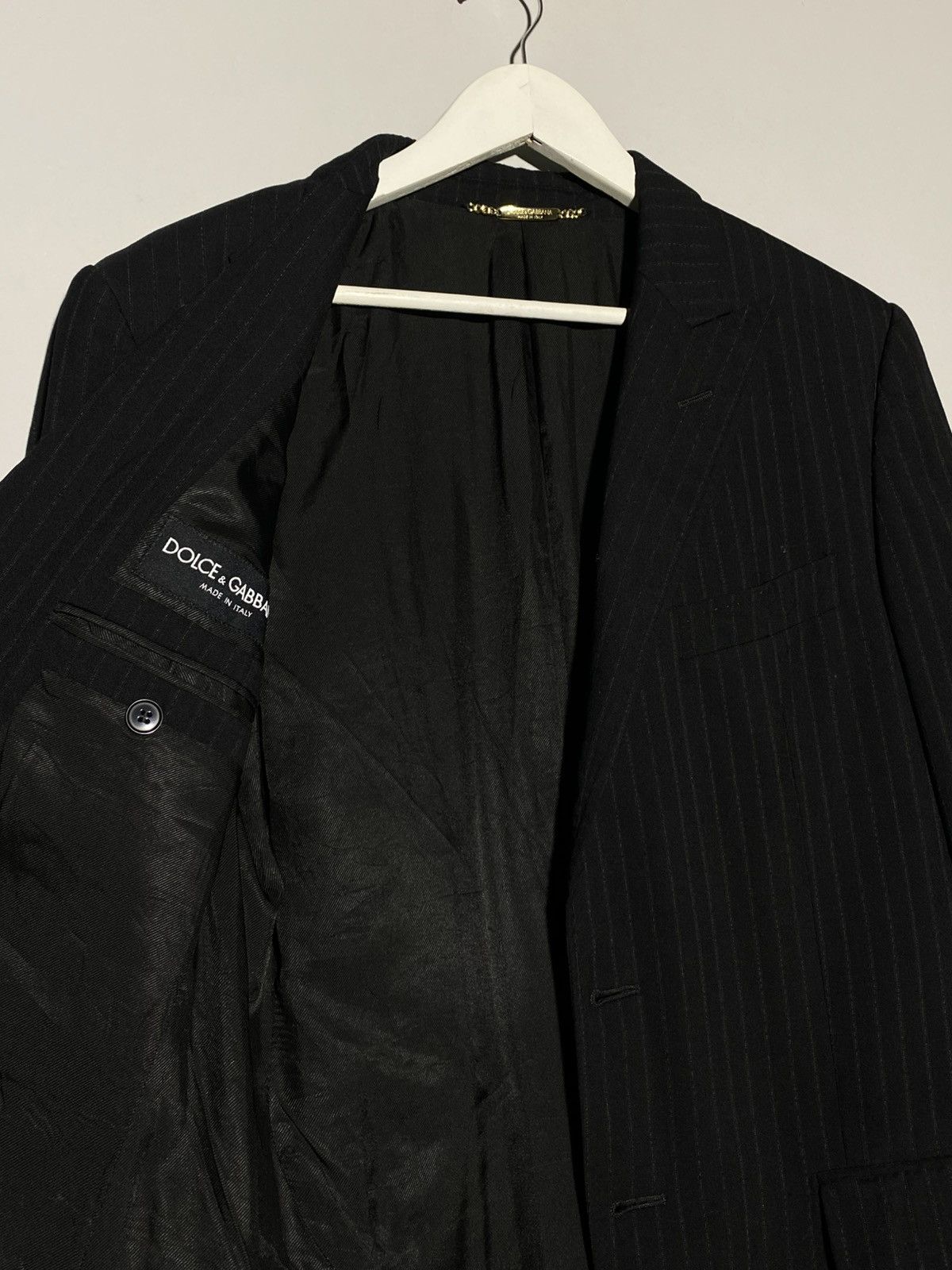 Dolce & Gabbana Dolce&Gabbana Made In Italy Striped Blazer Jacket Luxury Size 48R - 11 Thumbnail