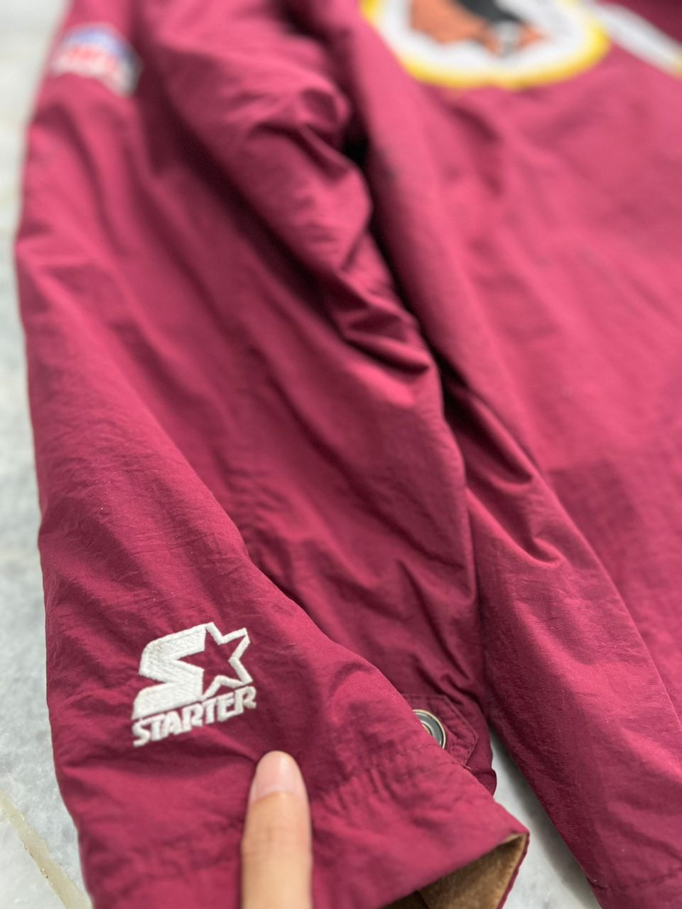 NFL Vintage 90’s Starter Red Skins Hoodie Size US XL / EU 56 / 4 - 15 Thumbnail