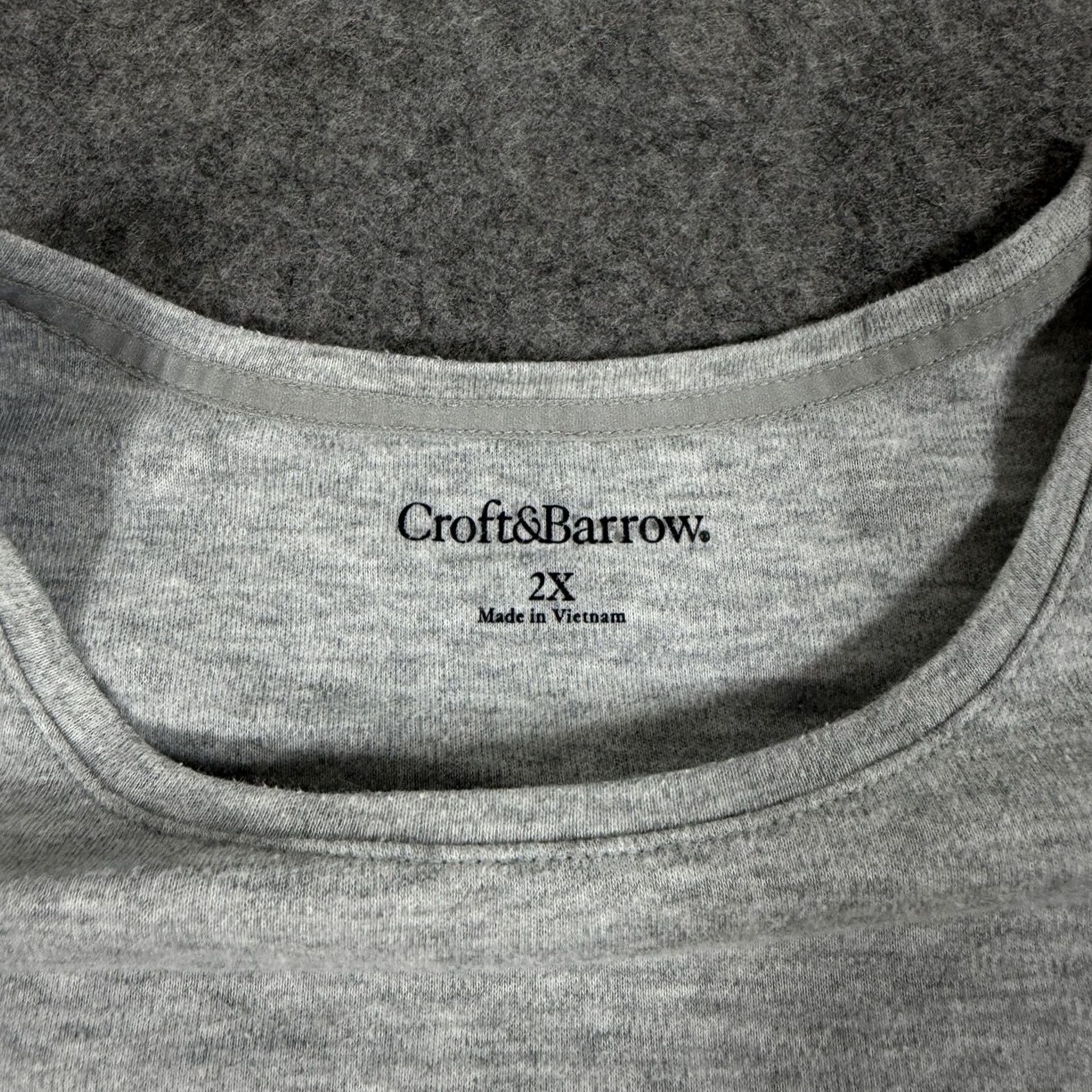 Croft & Barrow Croft & Barrow Christmas Snowman Sweatshirt Women's 2X Gray Long Sleeve Size XXL / US 16-18 / IT 52-54 - 4 Thumbnail