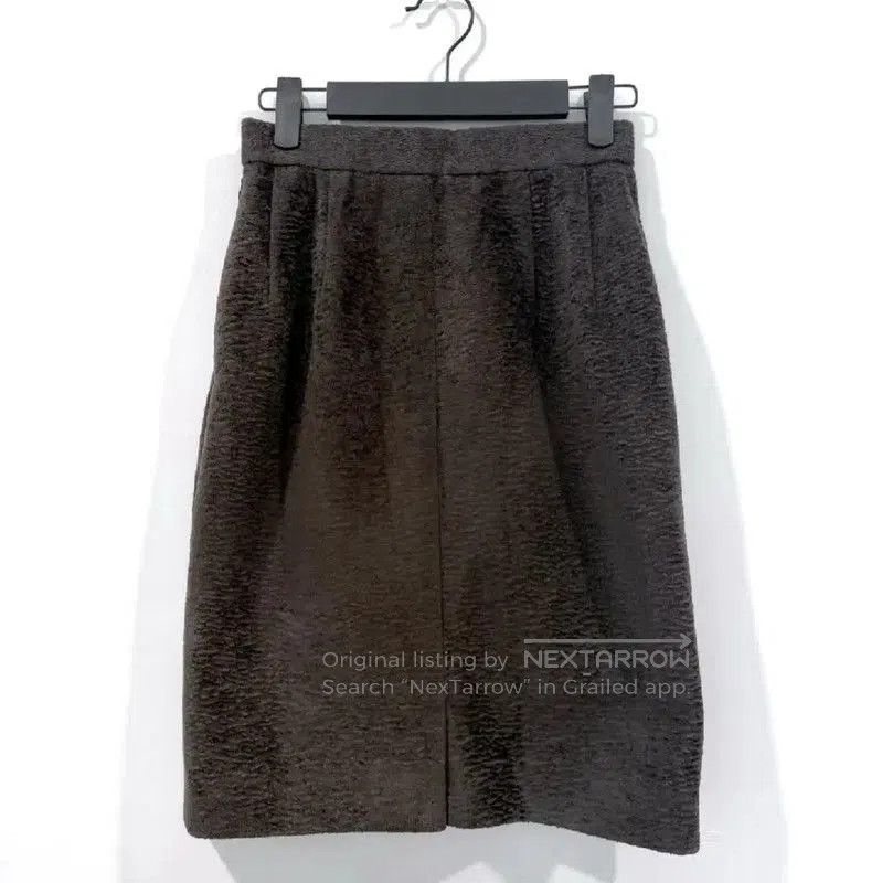 Yves Saint Laurent YSL Gray Polyester Women's Skirt . Size 23" - 3 Thumbnail