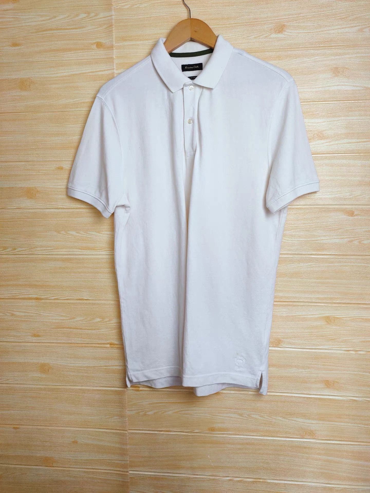 Massimo Dutti Massimo Dutti Men's White Short Sleeve K29 Size US L / EU 52-54 / 3 - 1 Thumbnail