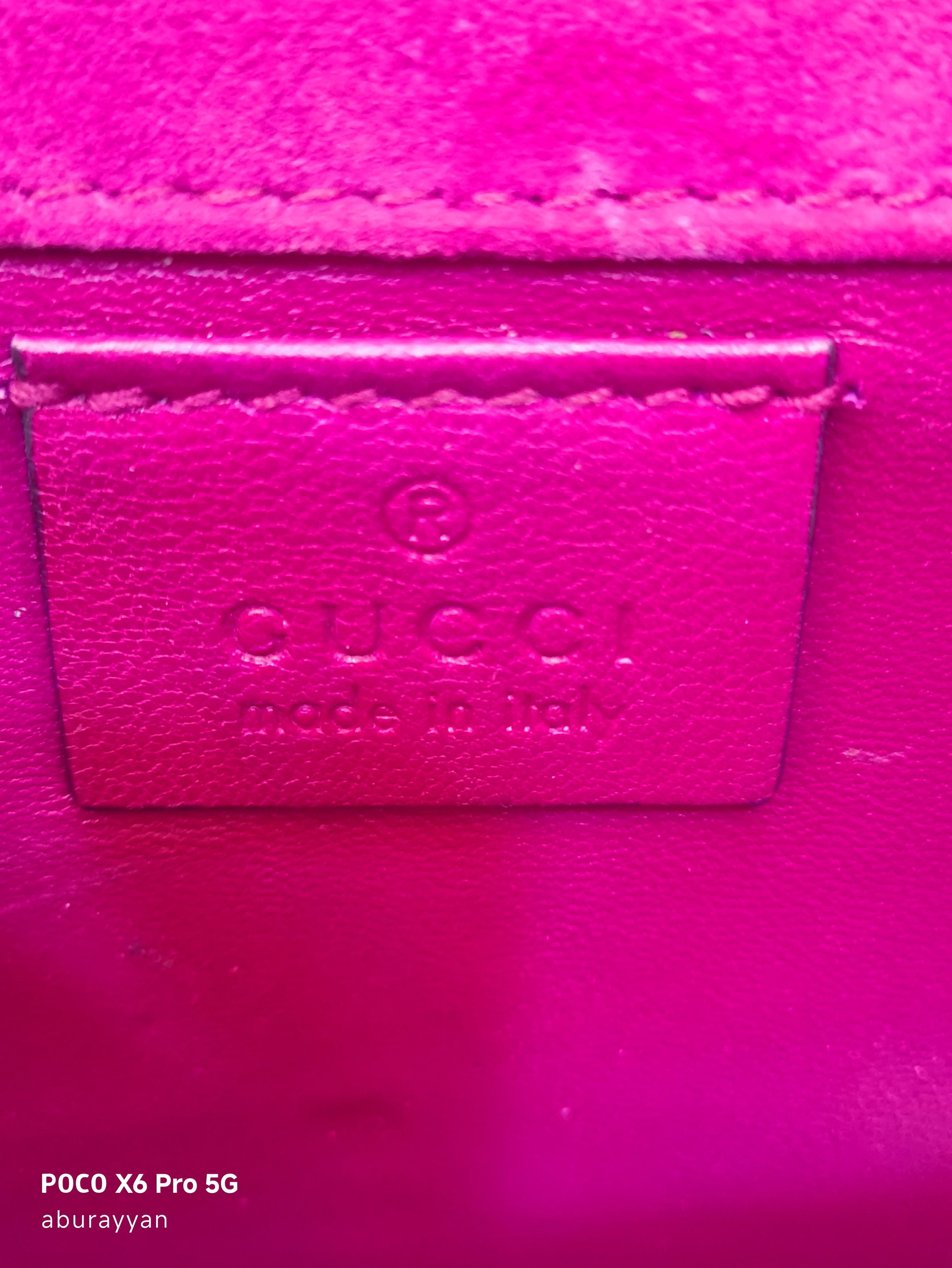Gucci Gucci Micro Guccissima Pink Patent Leather Clutch Bag Size ONE SIZE - 15 Thumbnail