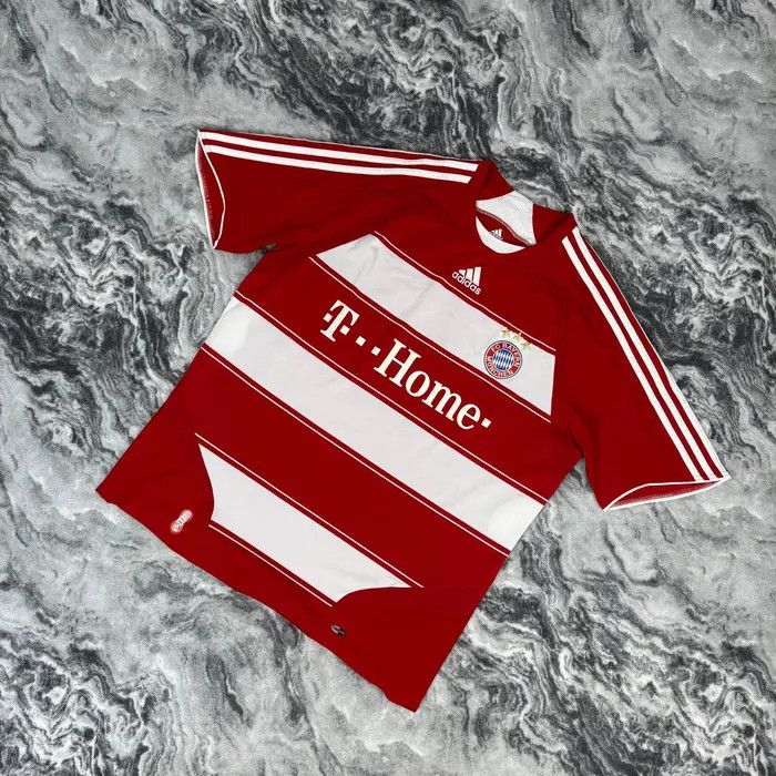 Adidas Bayern Munich 2007 2008 Christian Lell #30 Home Shirt Jersey Size US L / EU 52-54 / 3 - 2 Thumbnail