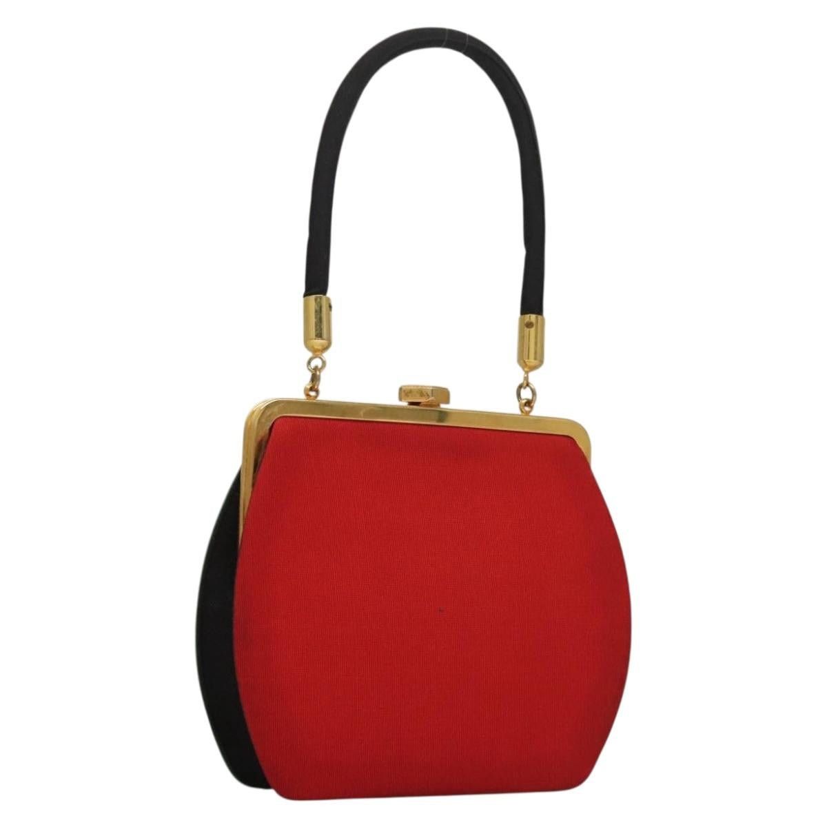 Fendi FENDI Hand Bag Nylon Red Gold Size ONE SIZE - 1 Thumbnail