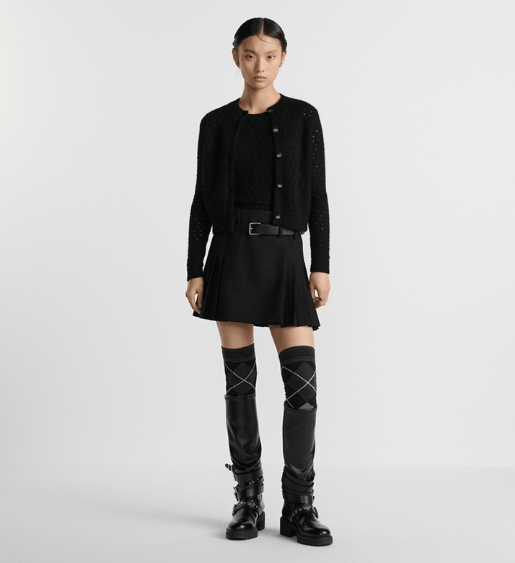 Dior o1w1db10326 511J73 Kilt Short in Black Size 25" / US 0 / IT 36 - 3 Thumbnail
