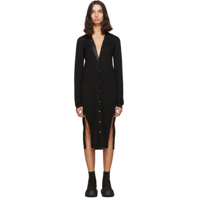 Rick Owens o1y0126 Cardigan in Black Size S / US 4 / IT 40 - 1 Thumbnail