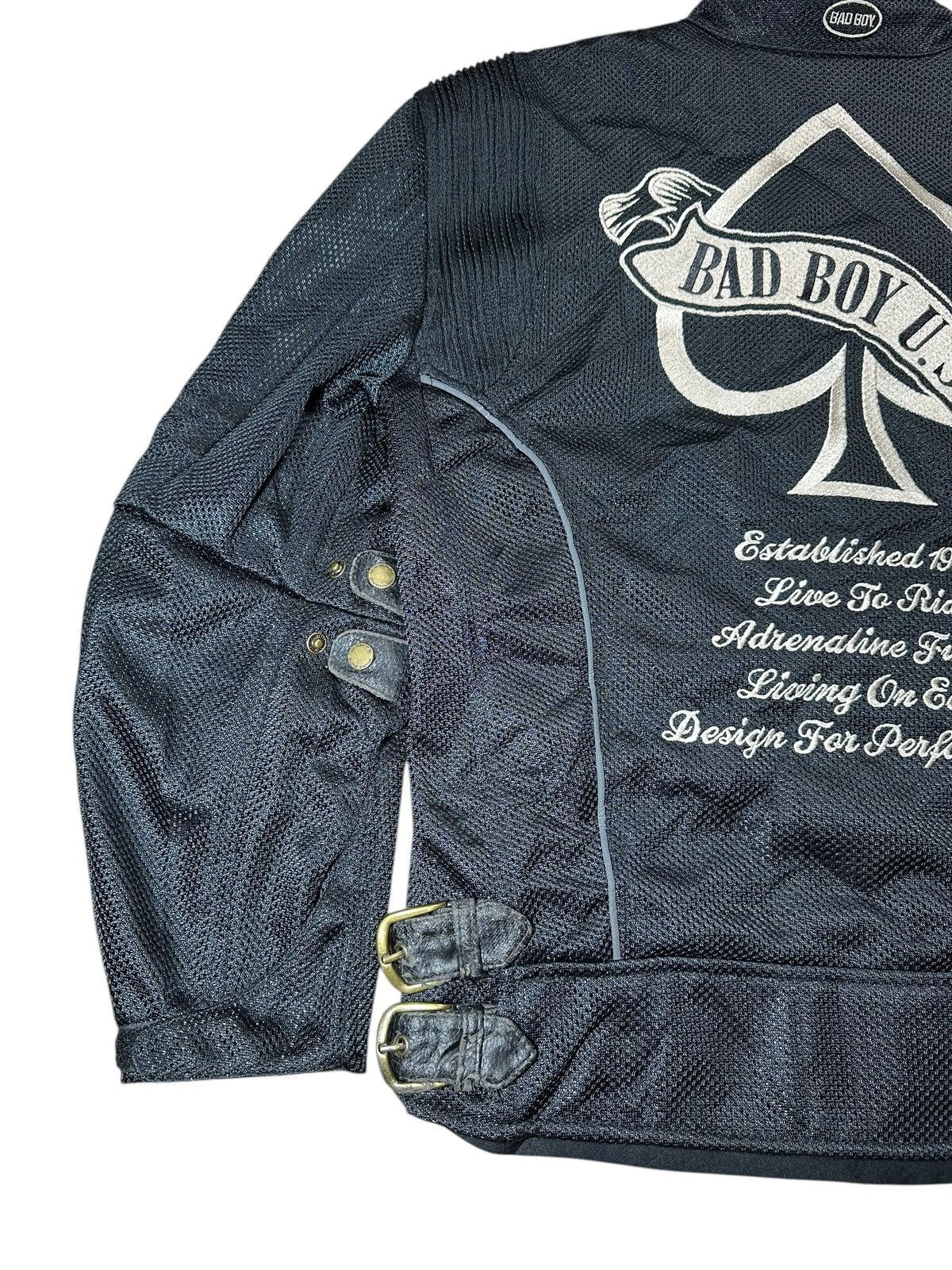 Vintage Bad Boy California black mesh motorcycle riding jacket Size US L / EU 52-54 / 3 - 6 Thumbnail