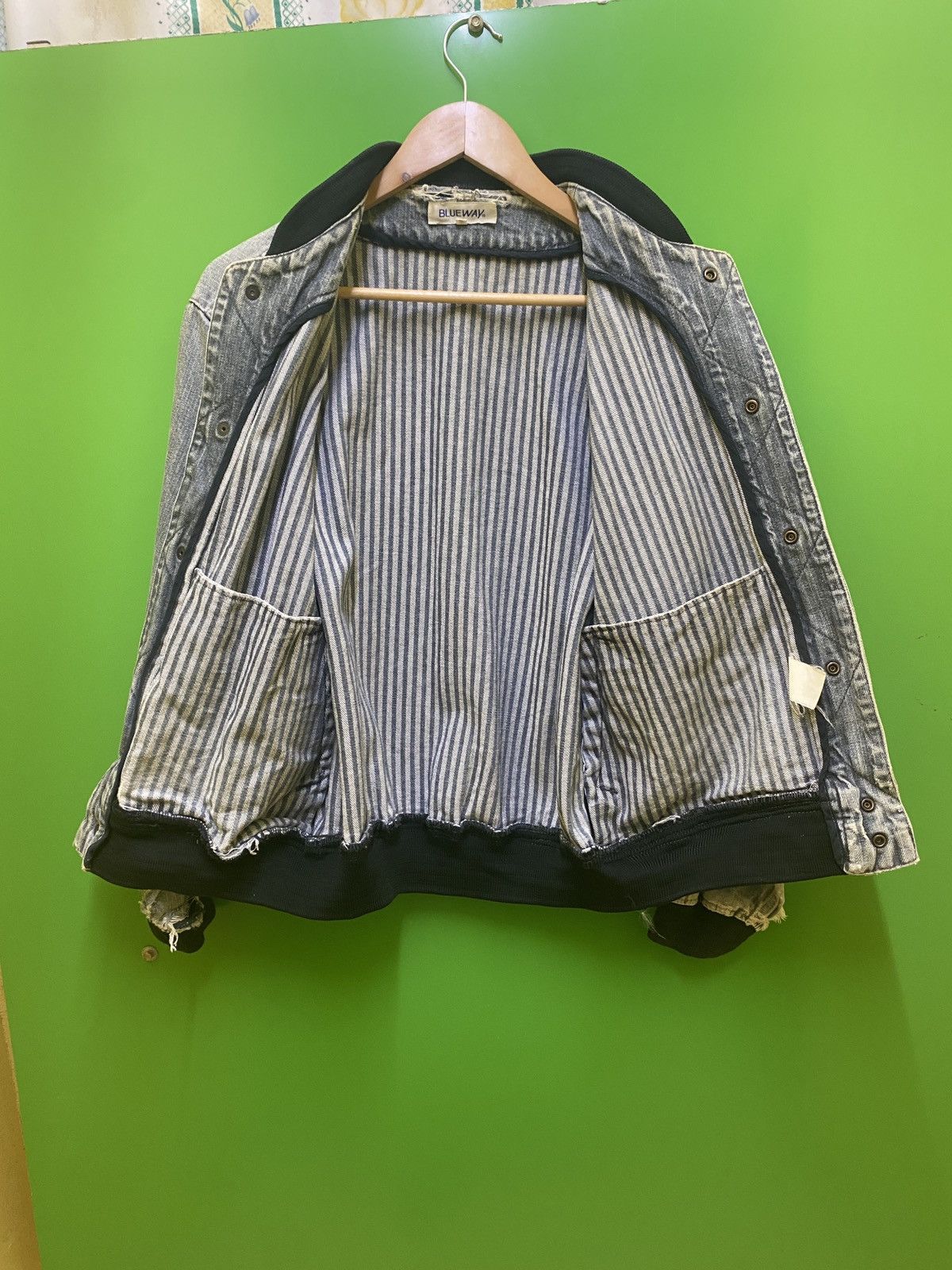 Blue Blue Japan × Japanese Brand × Vintage Blueway denim jacket Size US M / EU 48-50 / 2 - 8 Thumbnail