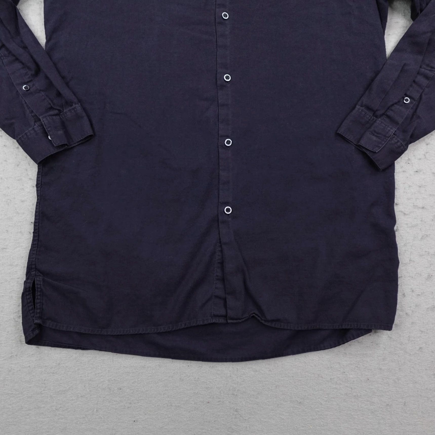 Cos COS Shirt Mens Small Navy Blue Longline Button Front Casual Collection Of Style Size US S / EU 44-46 / 1 - 3 Thumbnail