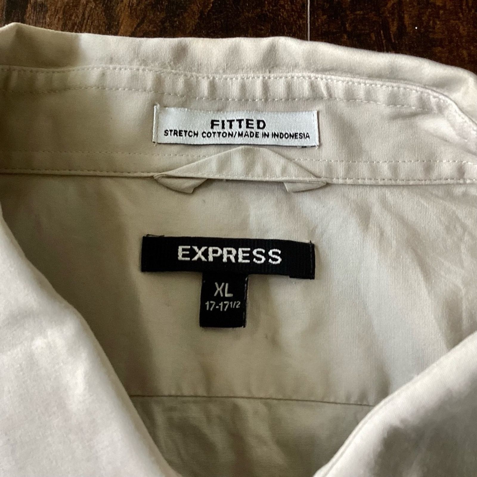 Express Express Fitted Long Sleeve Button Down Size US XL / EU 56 / 4 - 3 Thumbnail