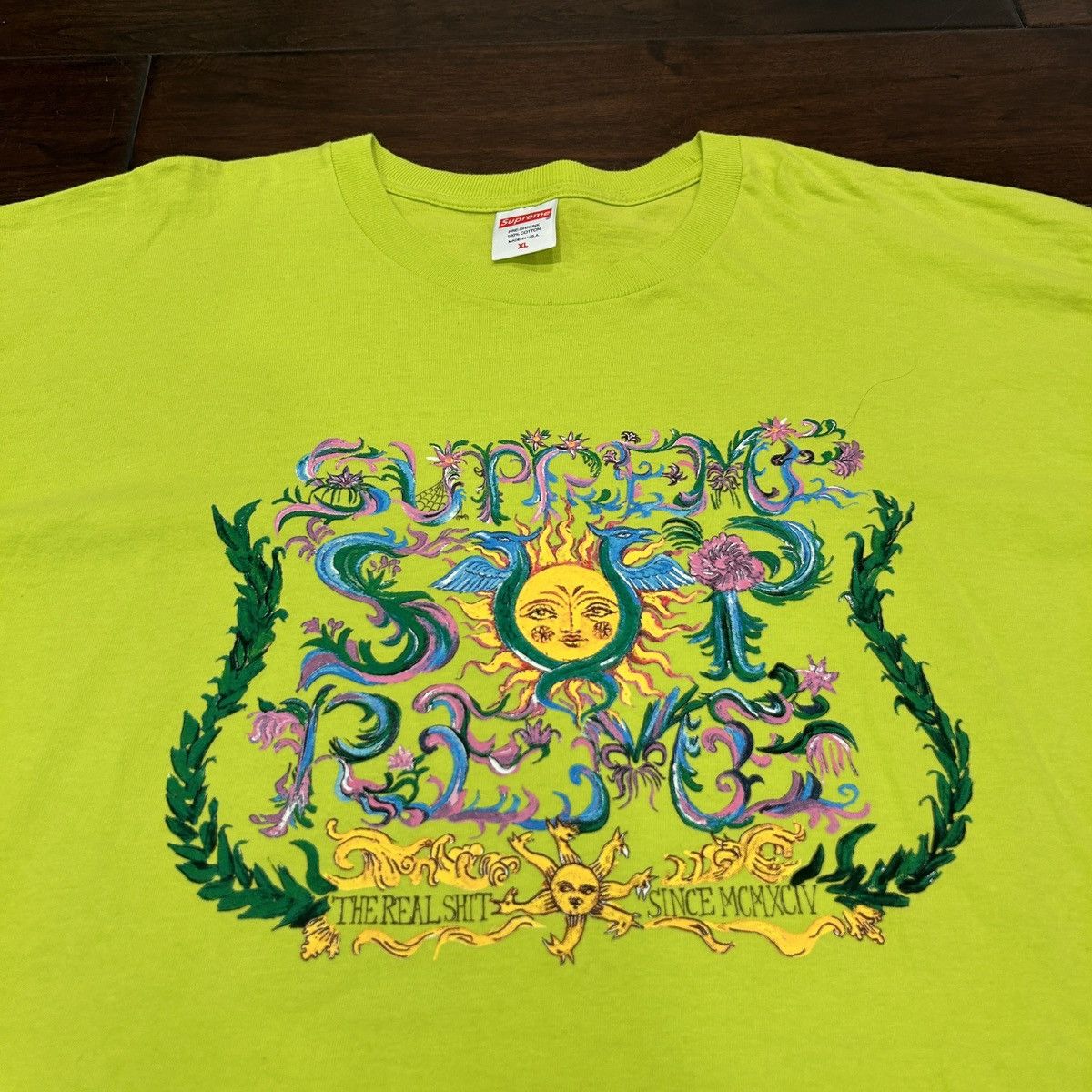 Supreme SS21 Supreme Crest Tee T-Shirt Black Used XL Size US XL / EU 56 / 4 - 2 Thumbnail