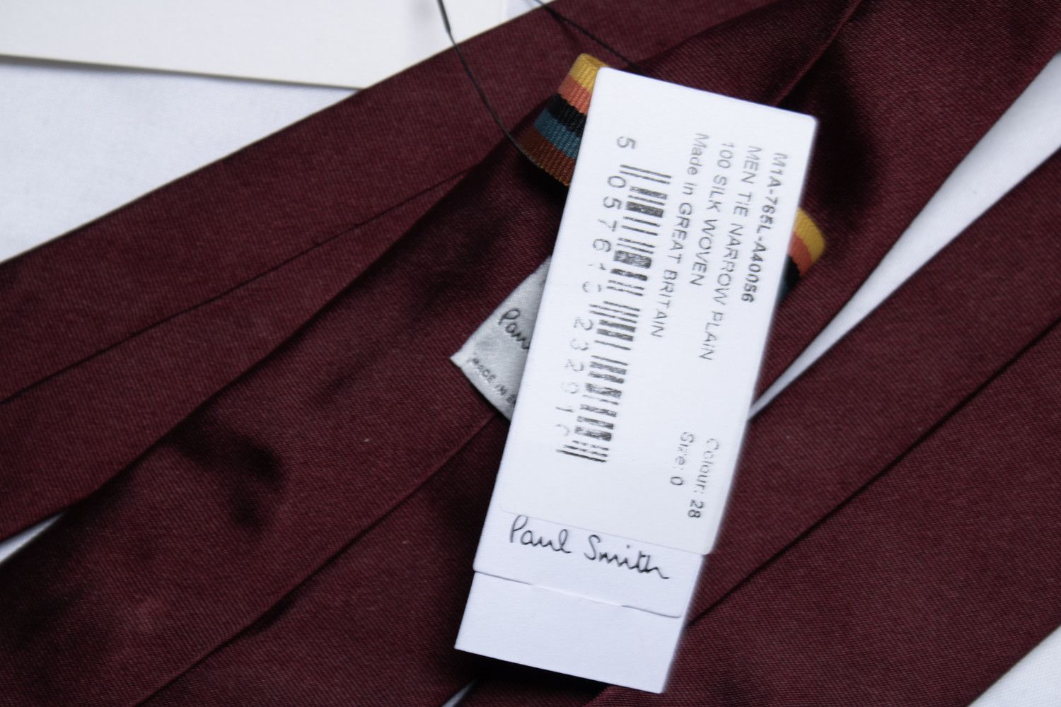 Paul Smith Paul Smith, Tie in burgundy Size ONE SIZE - 2 Thumbnail