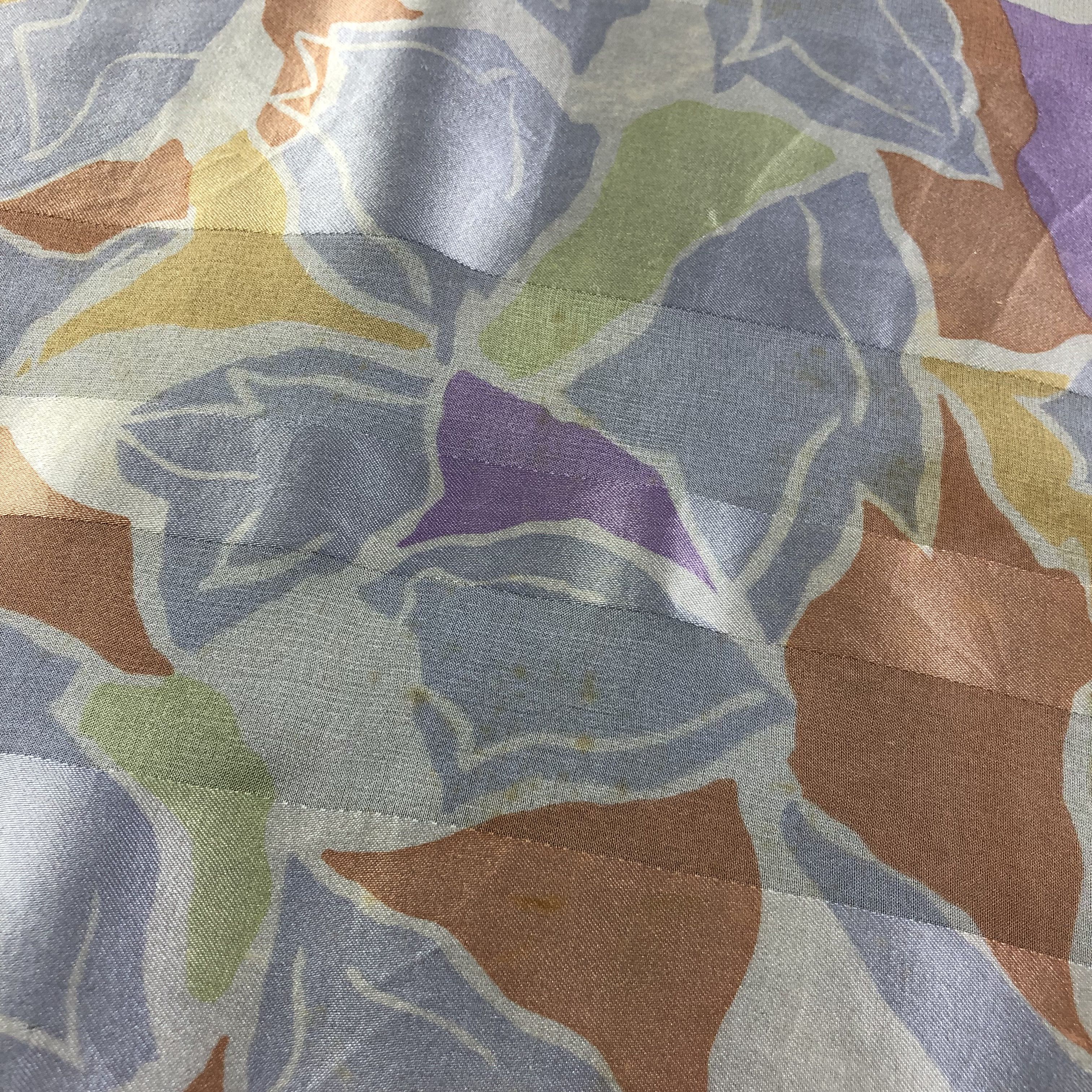 Pierre Balmain Vintage Pierre Balmain Floral Silk Scarf M495 Size ONE SIZE - 12 Thumbnail