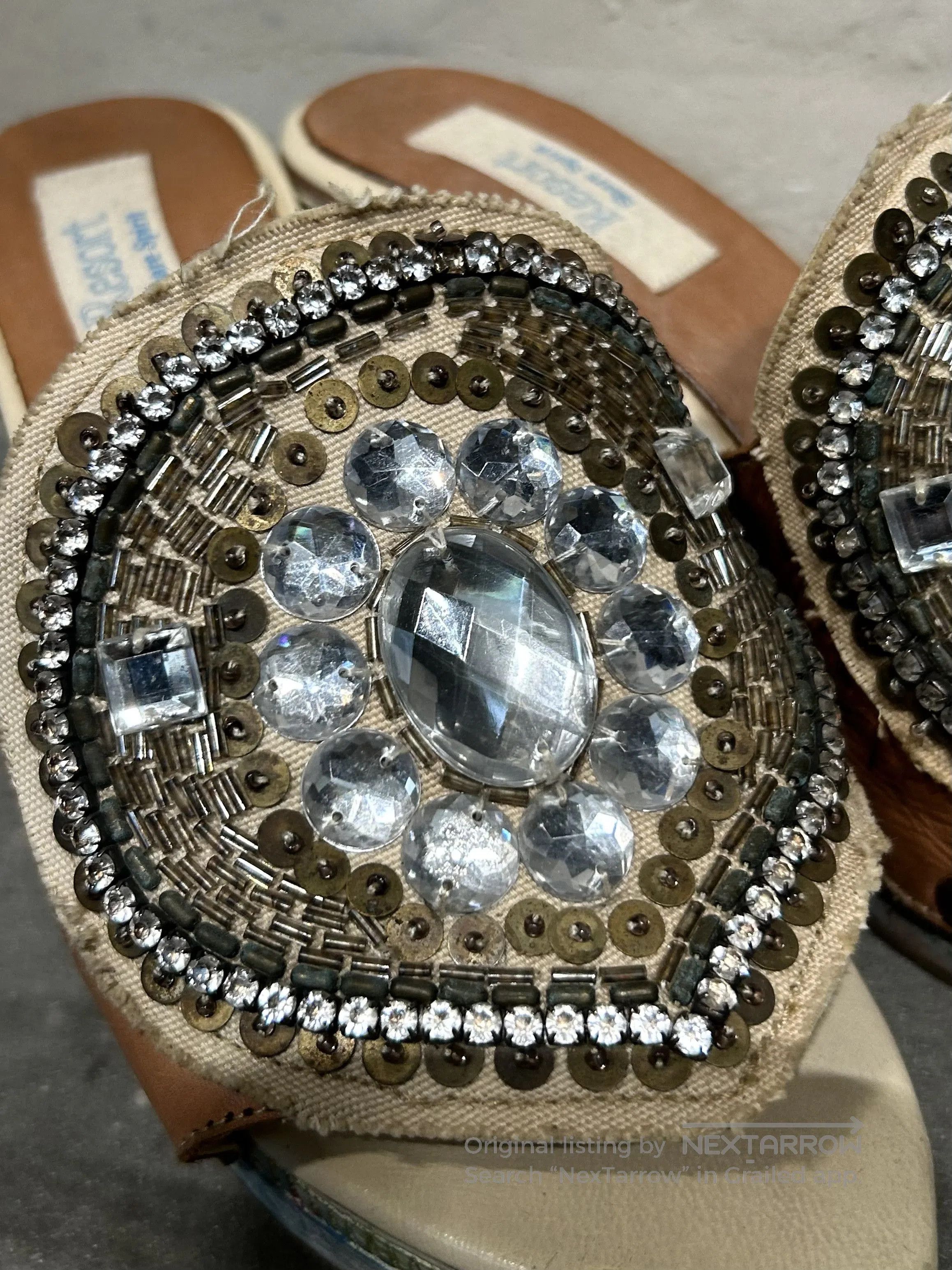 Share Spirit Homme Share Spirit Handmade Crystal Sole Heels. Size US 6 / IT 36 - 8 Thumbnail