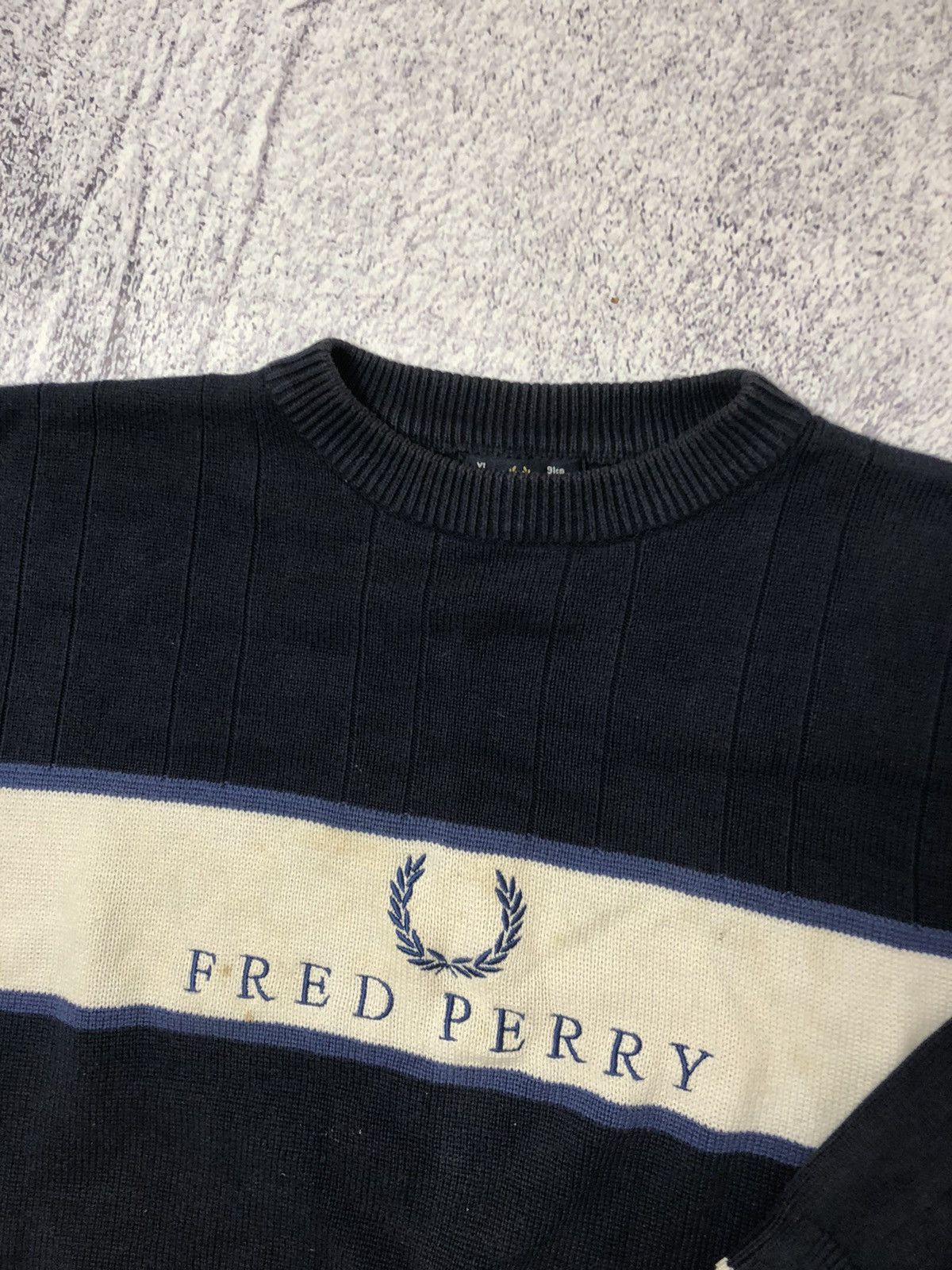 Fred Perry × Vintage Vintage sweater Fred Perry size Xl Size US XL / EU 56 / 4 - 6 Thumbnail