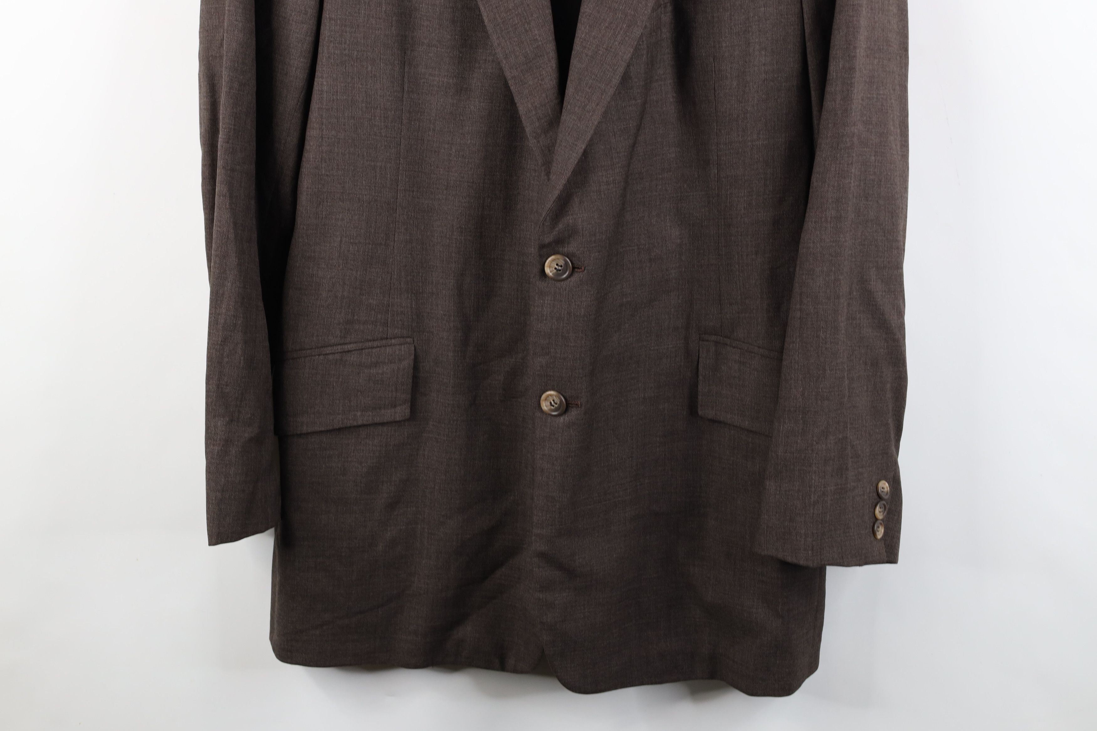 Vintage Vintage 70s Streetwear Suit Coat Blazer Jacket Brown USA Size US XL / EU 56 / 4 - 3 Thumbnail