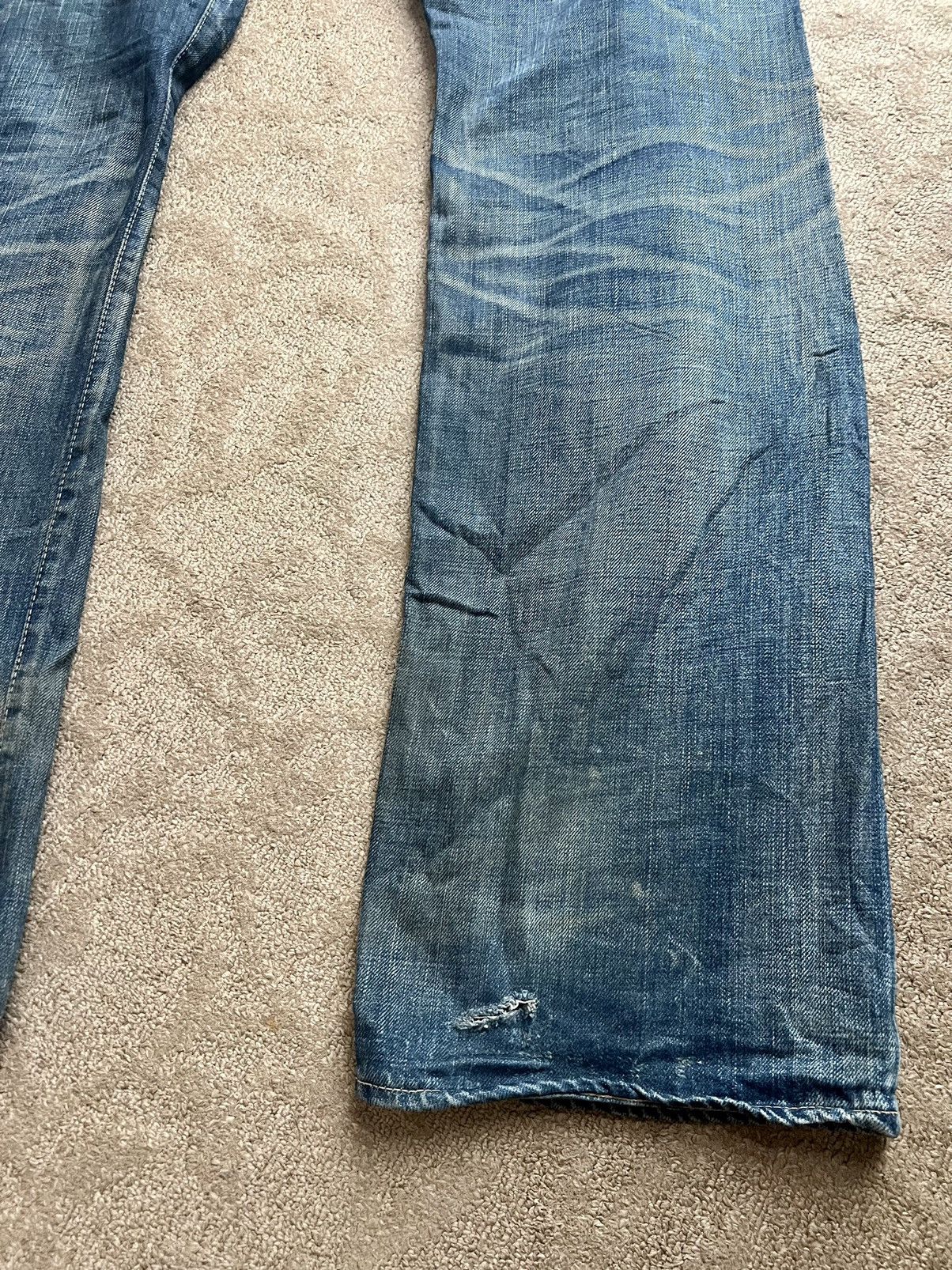 Japanese Brand × OMNIGOD × Vintage Omnigod Selvedge Smoke Flared Jeans Size US 36 / EU 52 - 17 Thumbnail