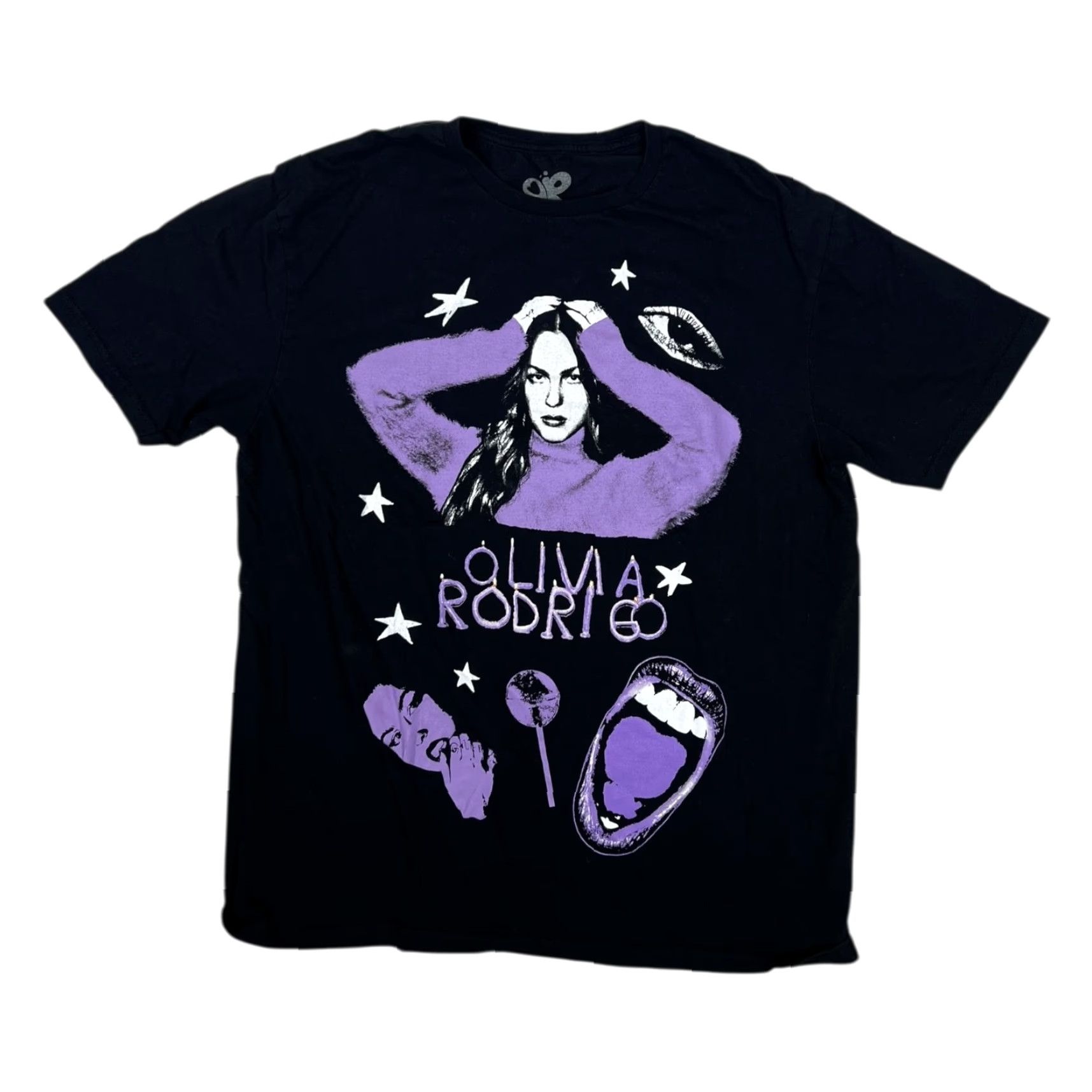 Vintage Olivia Rodrigo World Tour Live T-Shirt Size Large Concert Merch Shirt Women Size L / US 10 / IT 46 - 2 Thumbnail