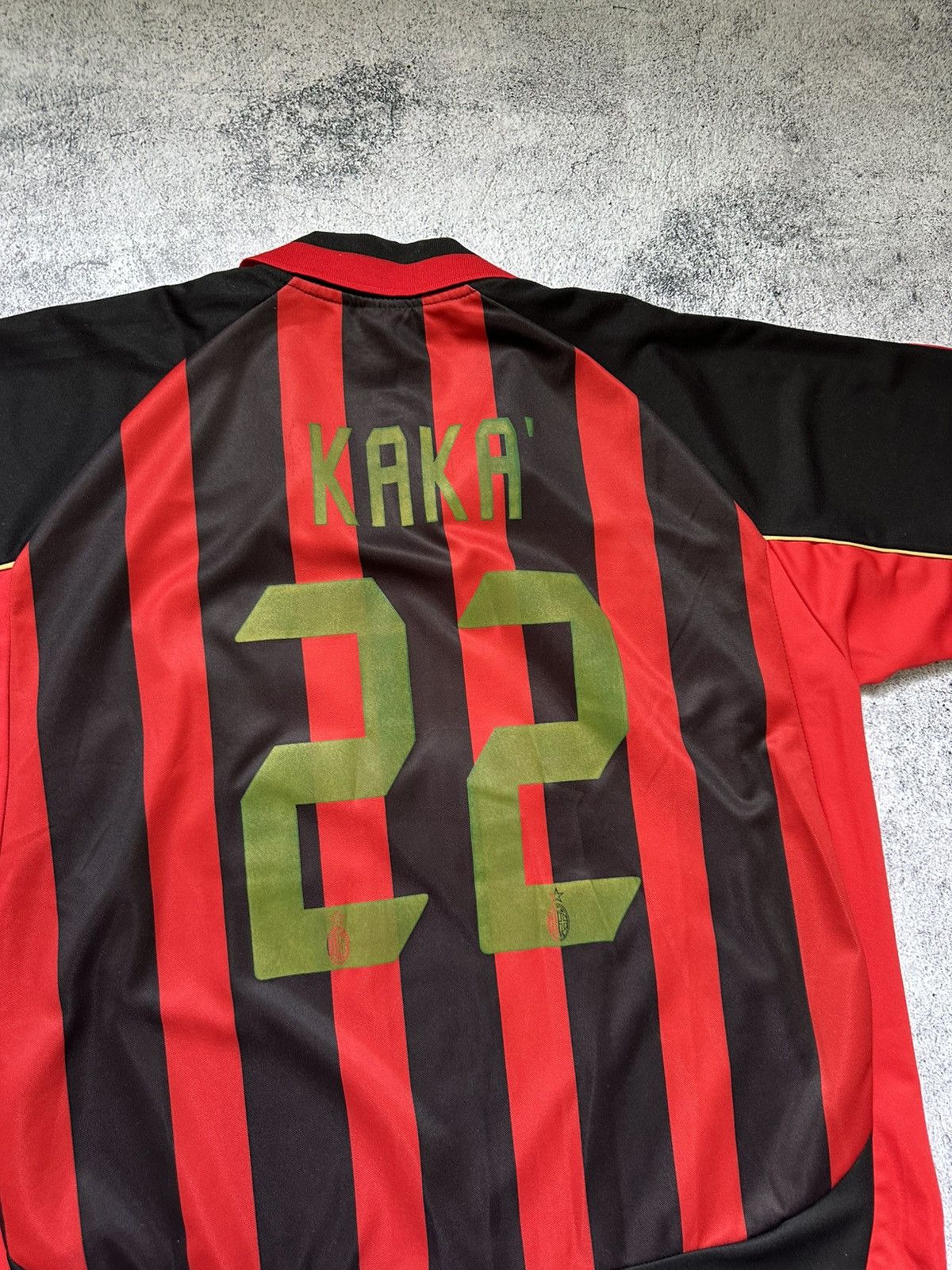 Other Vintage Kaka Milan Style Jersey Soccer Sportswear Size US XL / EU 56 / 4 - 14 Thumbnail
