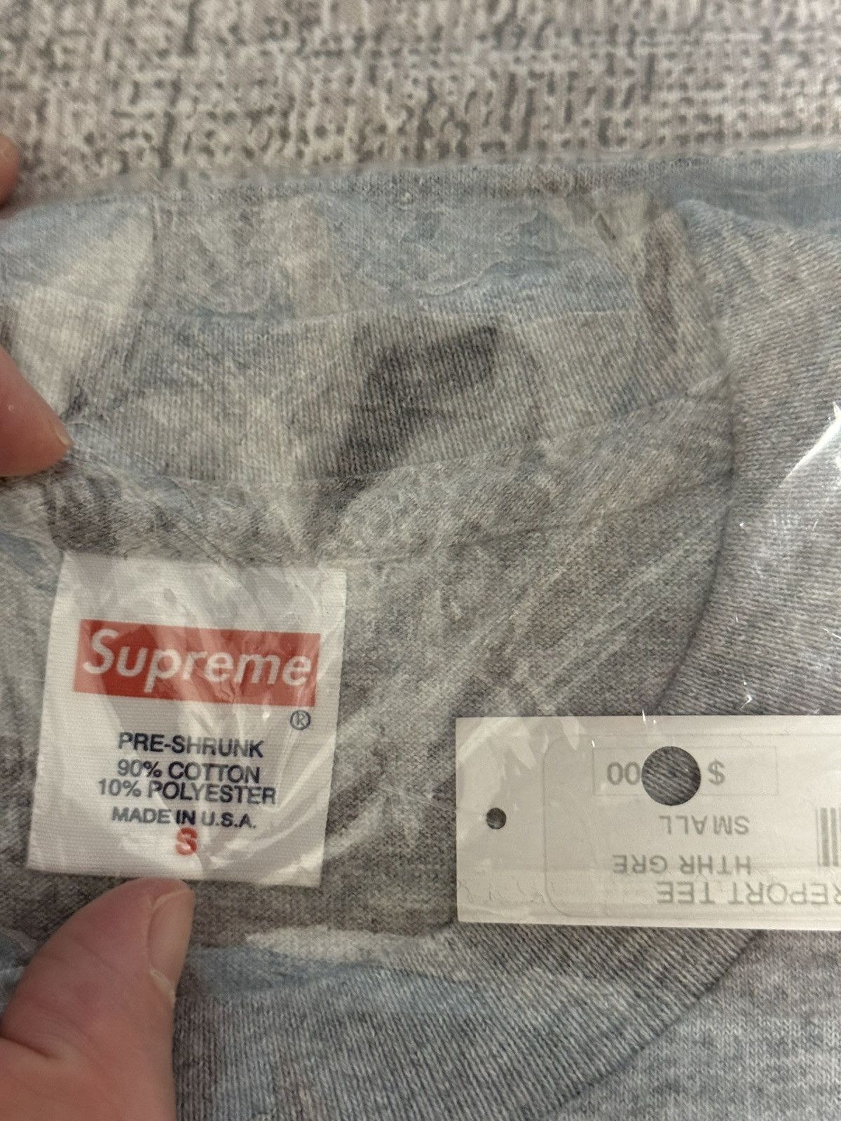 Supreme Supreme the word report cnn tee grey T-shirt Size US S / EU 44-46 / 1 - 2 Thumbnail