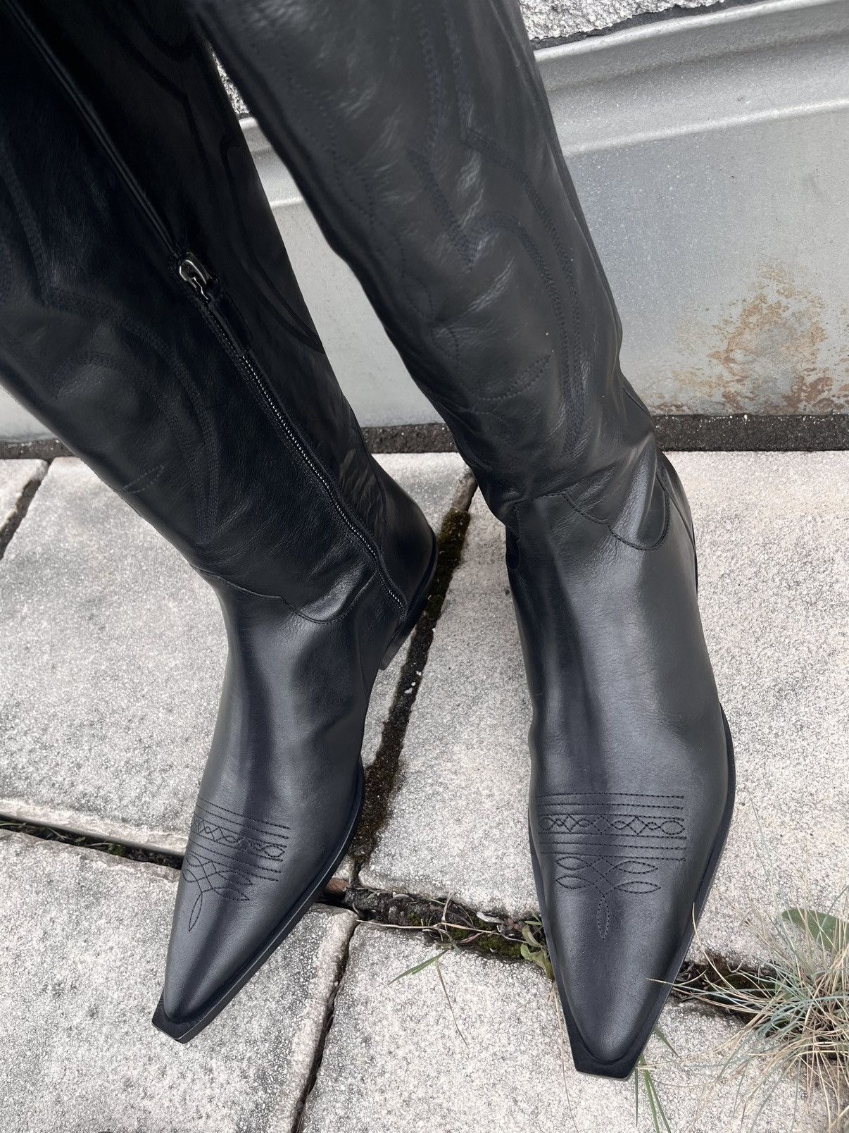Enfants Riches Deprimes NWT AW23 knee high cowboy boots 43 Size US 9.5 / EU 42-43 - 4 Thumbnail