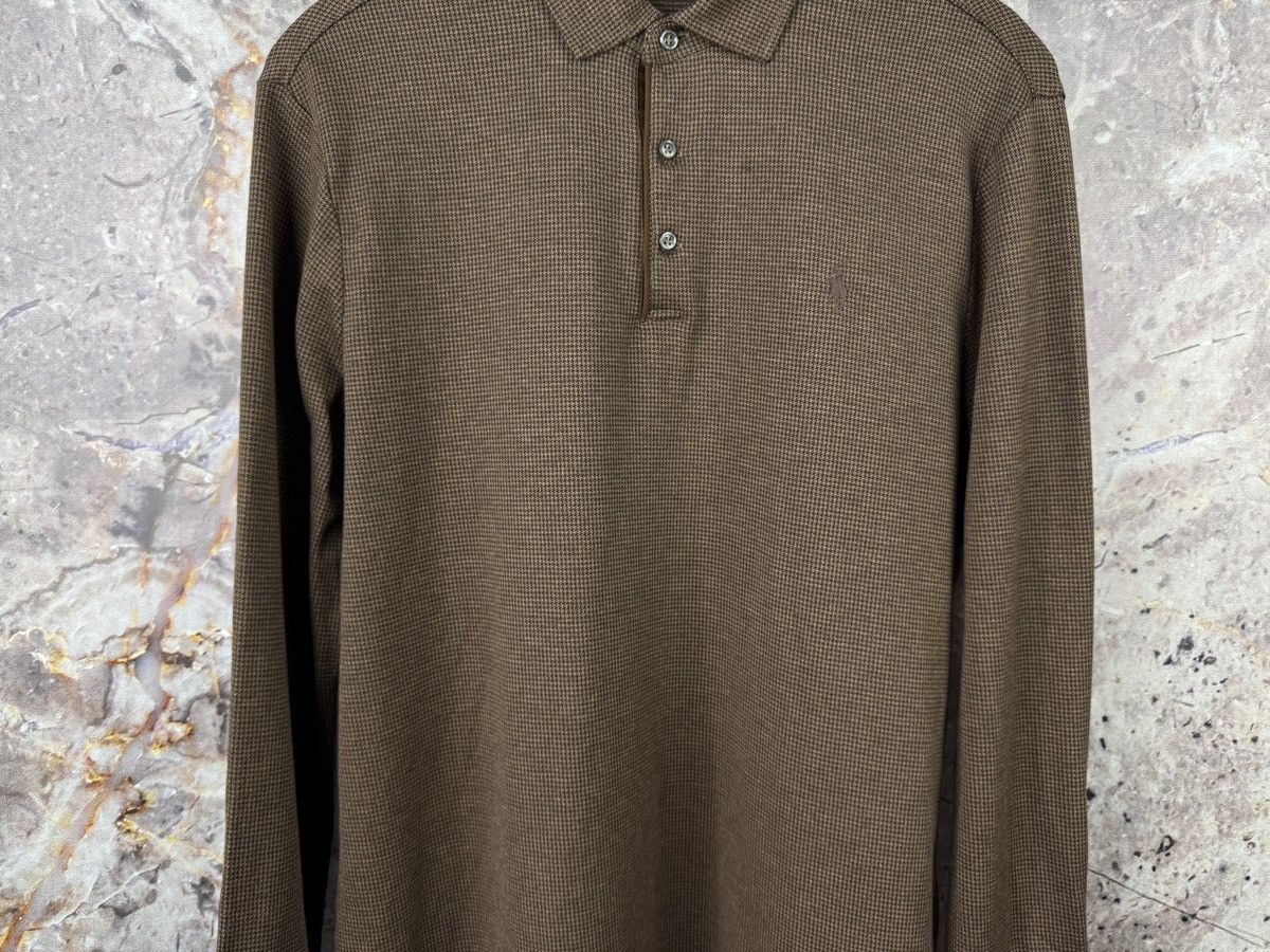 Polo Ralph Lauren Men’s Polo Ralph Lauren Shirt Long Sleeve Brown Luxury SizeL Size US L / EU 52-54 / 3 - 3 Thumbnail
