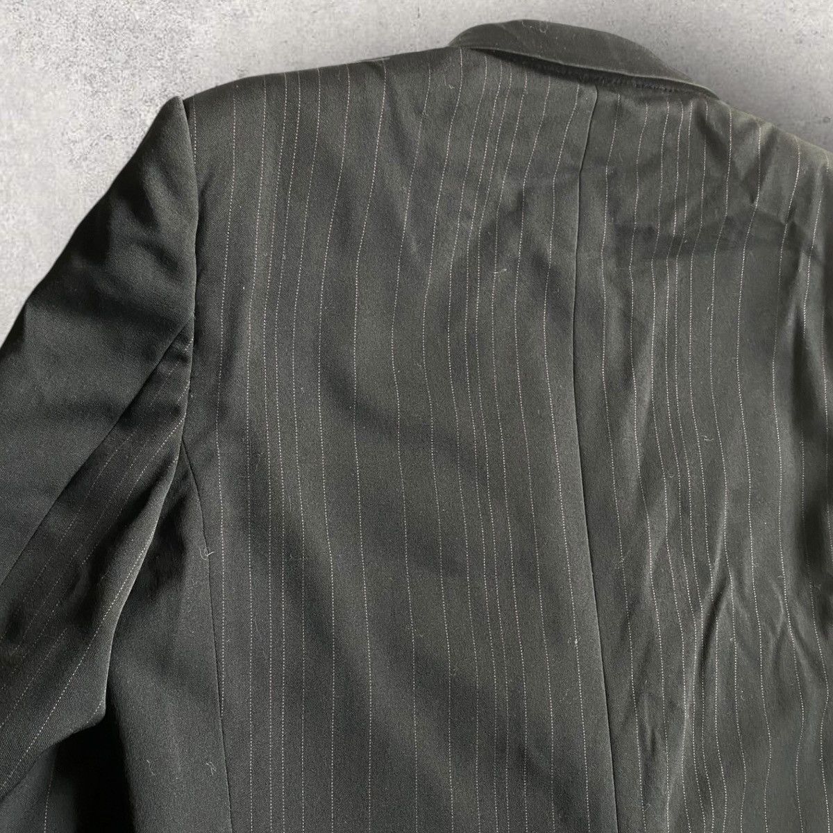 Number (N)ine Wool Red Pinstriped back And Sleeves Blazer Size US M / EU 48-50 / 2 - 2 Thumbnail