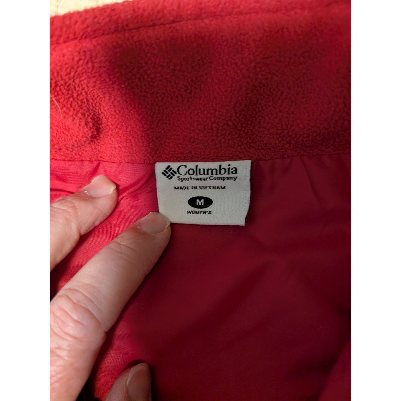 Columbia Columbia Vest Women’s Medium Pink Quilted Pocket Jacket Lite Size M / US 6-8 / IT 42-44 - 3 Thumbnail