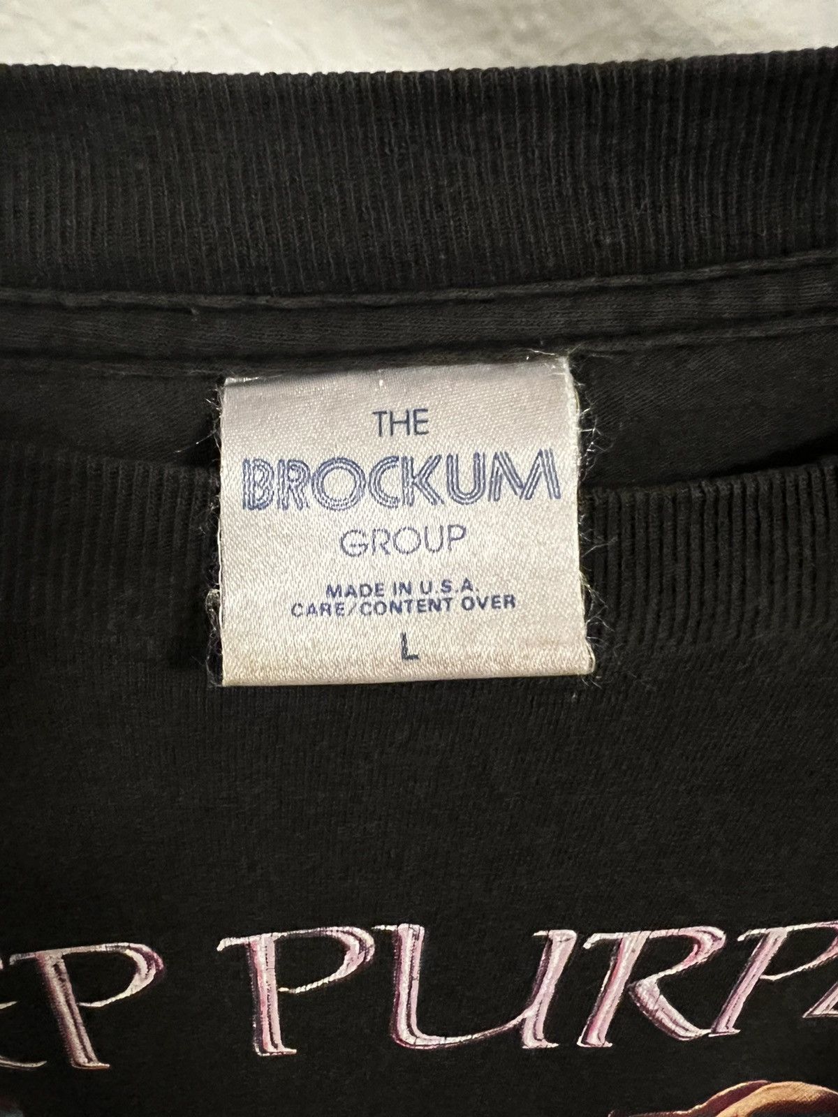 Vintage Vintage Rare 90s Deep Purple Shirt Brockum Size US L / EU 52-54 / 3 - 3 Thumbnail