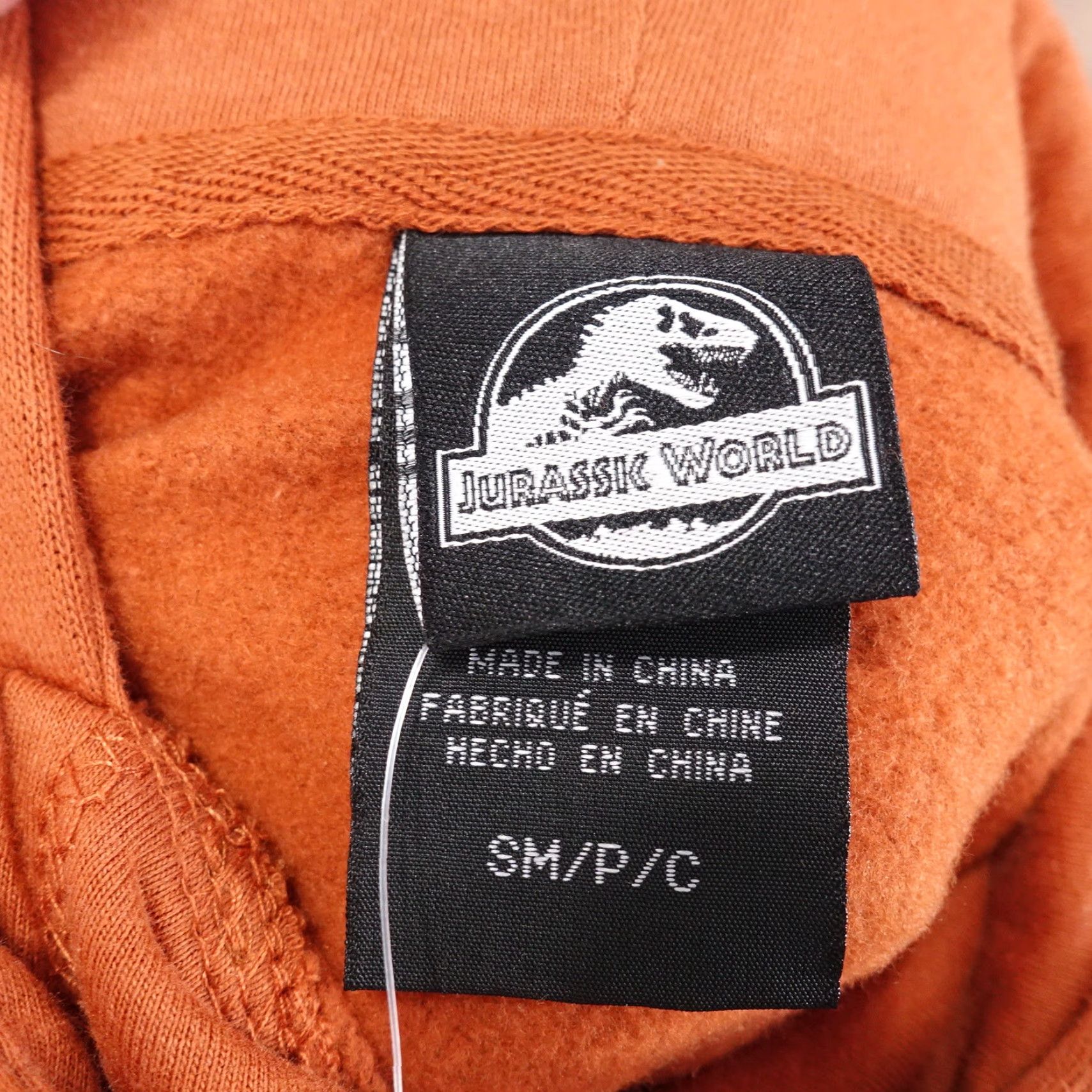 Vintage JURASSIC PARK LOGO MOVIE PROMO PULLOVER HOODIE SIZE SMALL ORANGE MENS Size US S / EU 44-46 / 1 - 5 Thumbnail