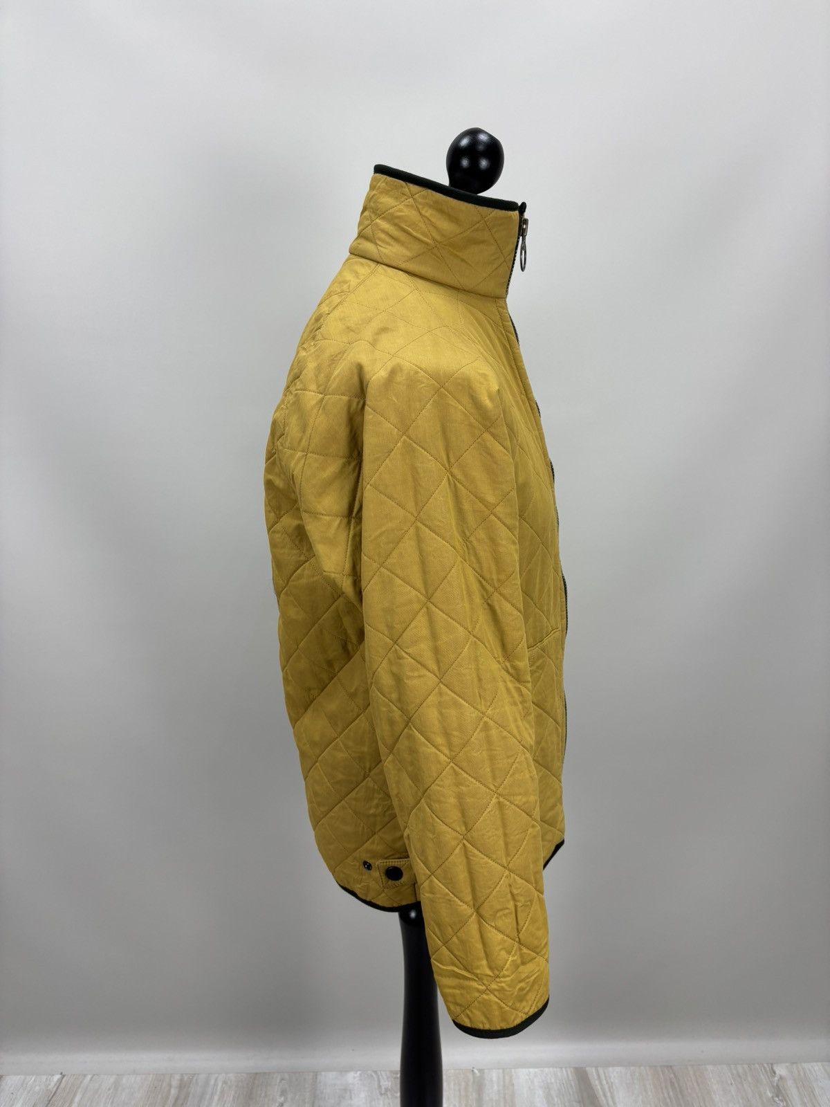 Barbour Mens jacket Barbour Duracotton Quilted Size S Color Yellow Size US S / EU 44-46 / 1 - 5 Thumbnail