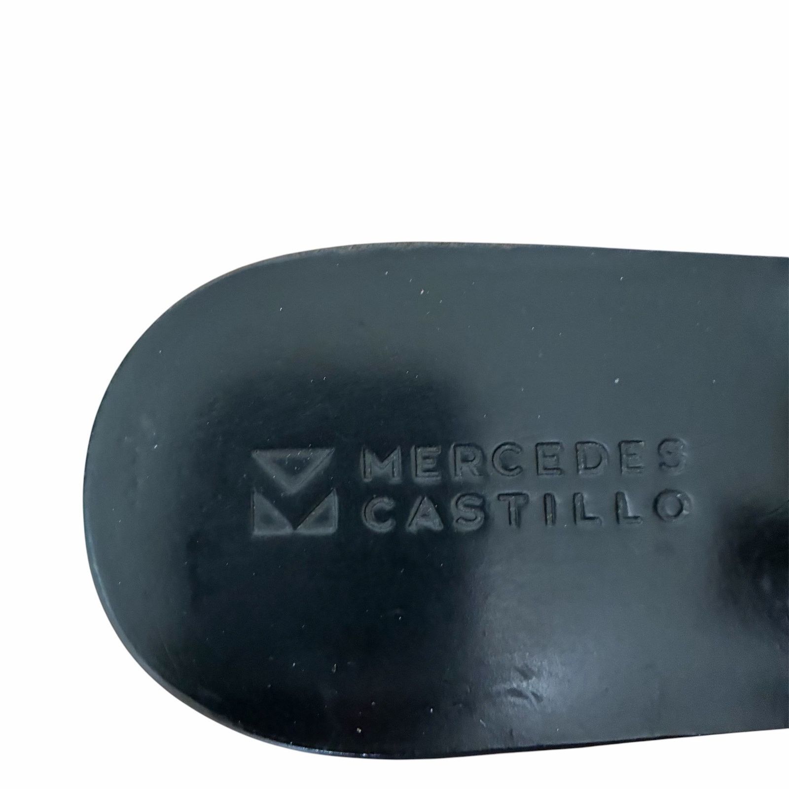Other Mercedes Castillo Black Leather Teah Mules Sz 6.5 Size US 6.5 / IT 36.5 - 3 Thumbnail