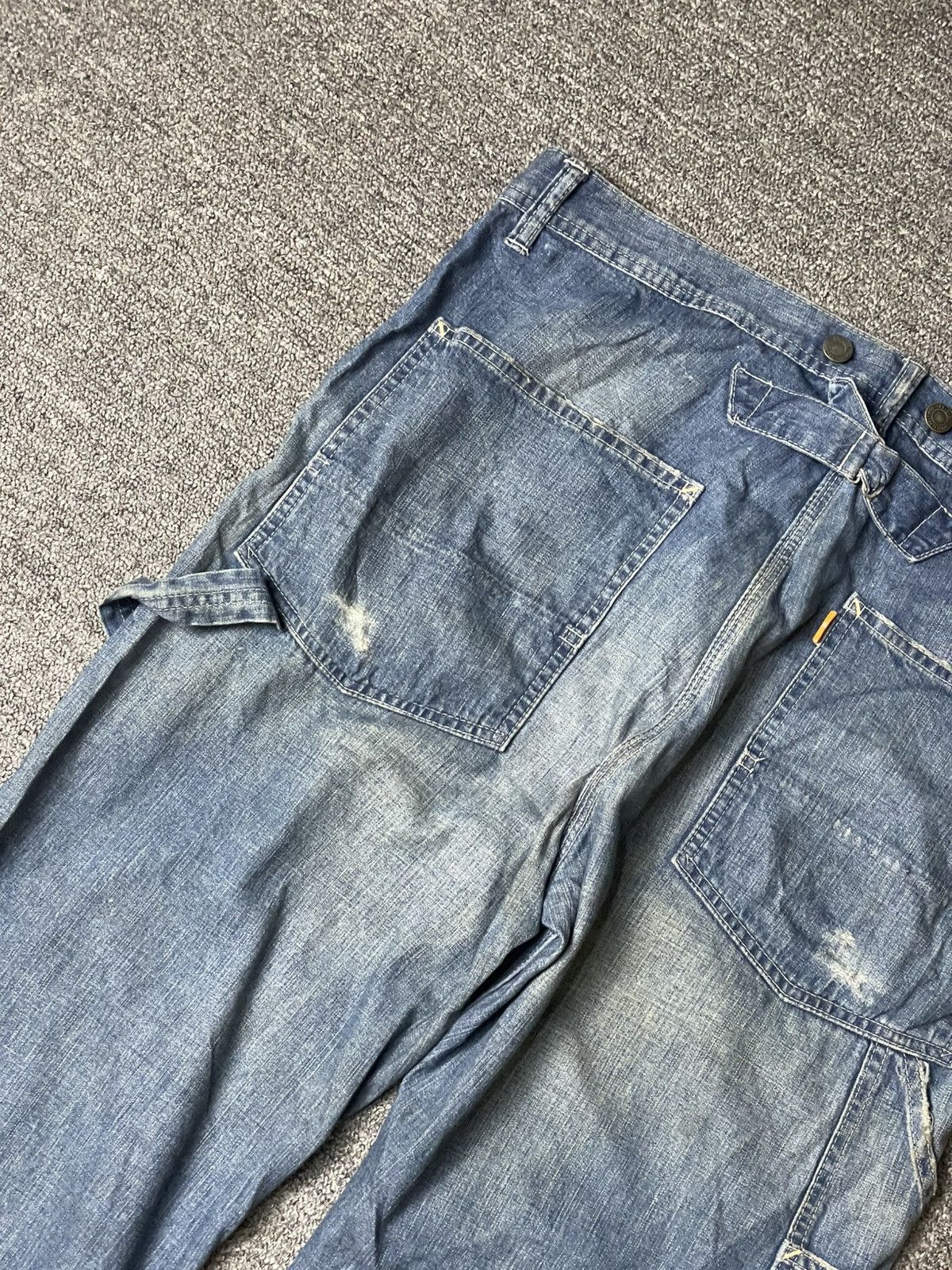 Japanese Brand × Vintage VIDA LOCA Brand Distressed Denim Ripped Jeans (112) Size US 35 - 13 Thumbnail