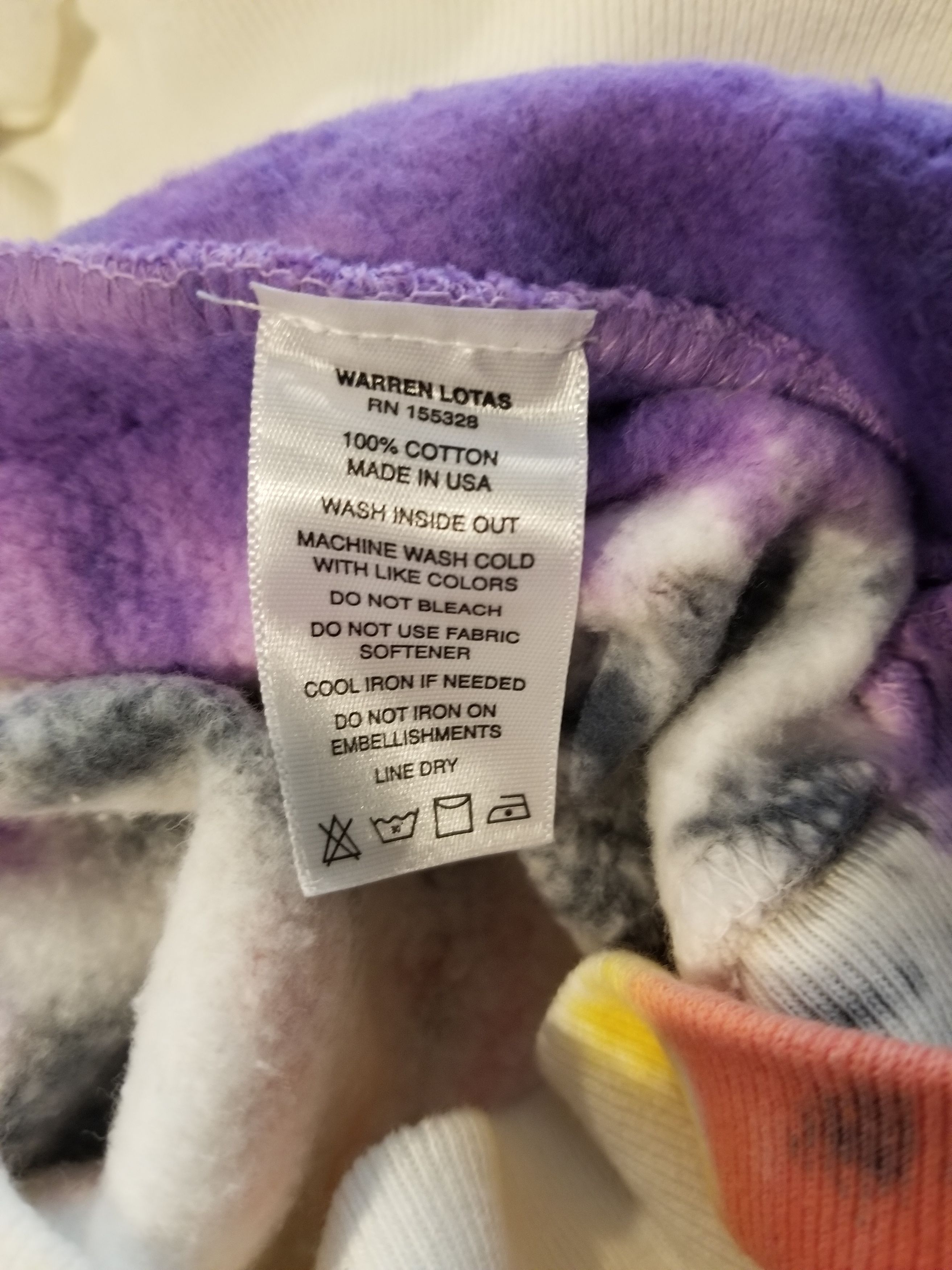 Warren Lotas Break the Bank in Las Vegas Tie Dye Hoodie Retail $230 Size US L / EU 52-54 / 3 - 6 Thumbnail