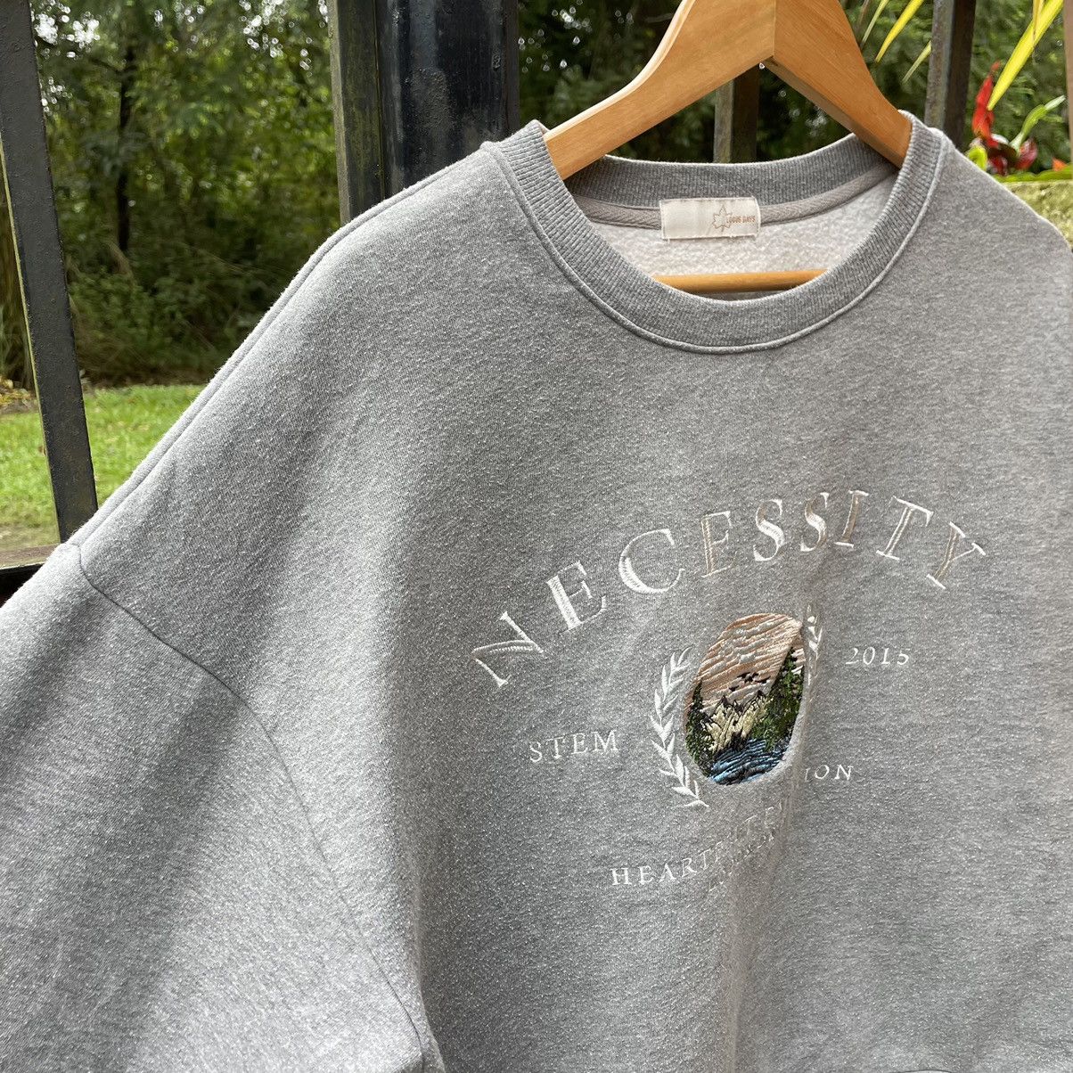 Japanese Brand × Vintage 🔥🇯🇵2015 Logo Day Necessity Big Logo Sweatshirts Size US M / EU 48-50 / 2 - 6 Thumbnail