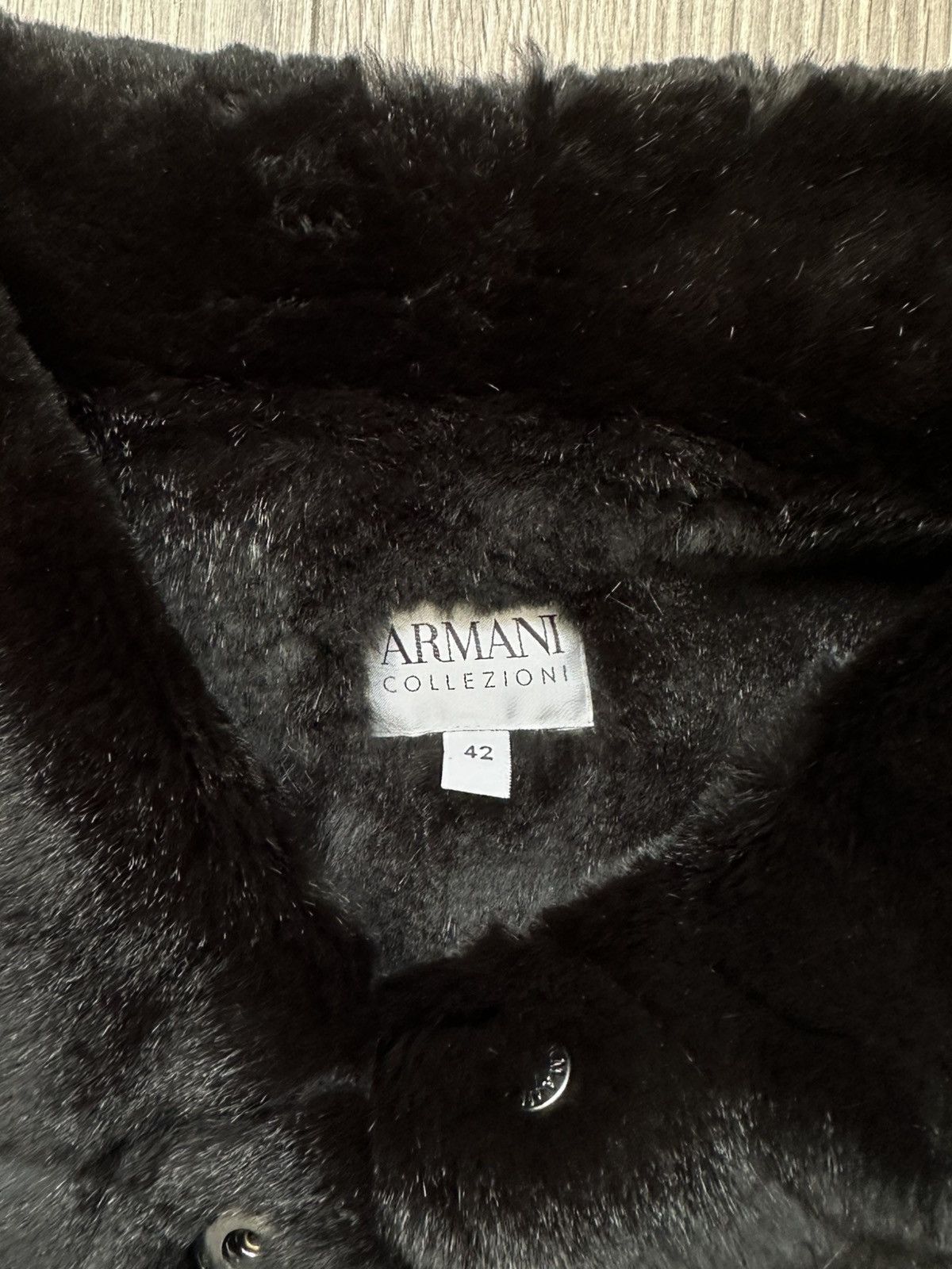 Armani Collezioni Armani Collezioni Rabbit fur-trimmed winter coat Size M / US 6-8 / IT 42-44 - 10 Thumbnail