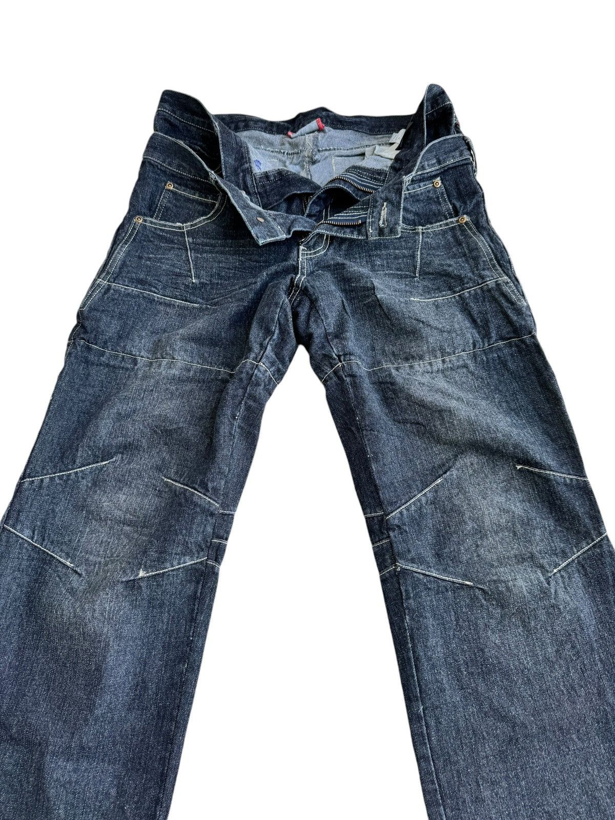 Japanese Brand × Tornado Mart Japanese Brand Gumo International Double Waist Jeans Size US 32 / EU 48 - 6 Thumbnail