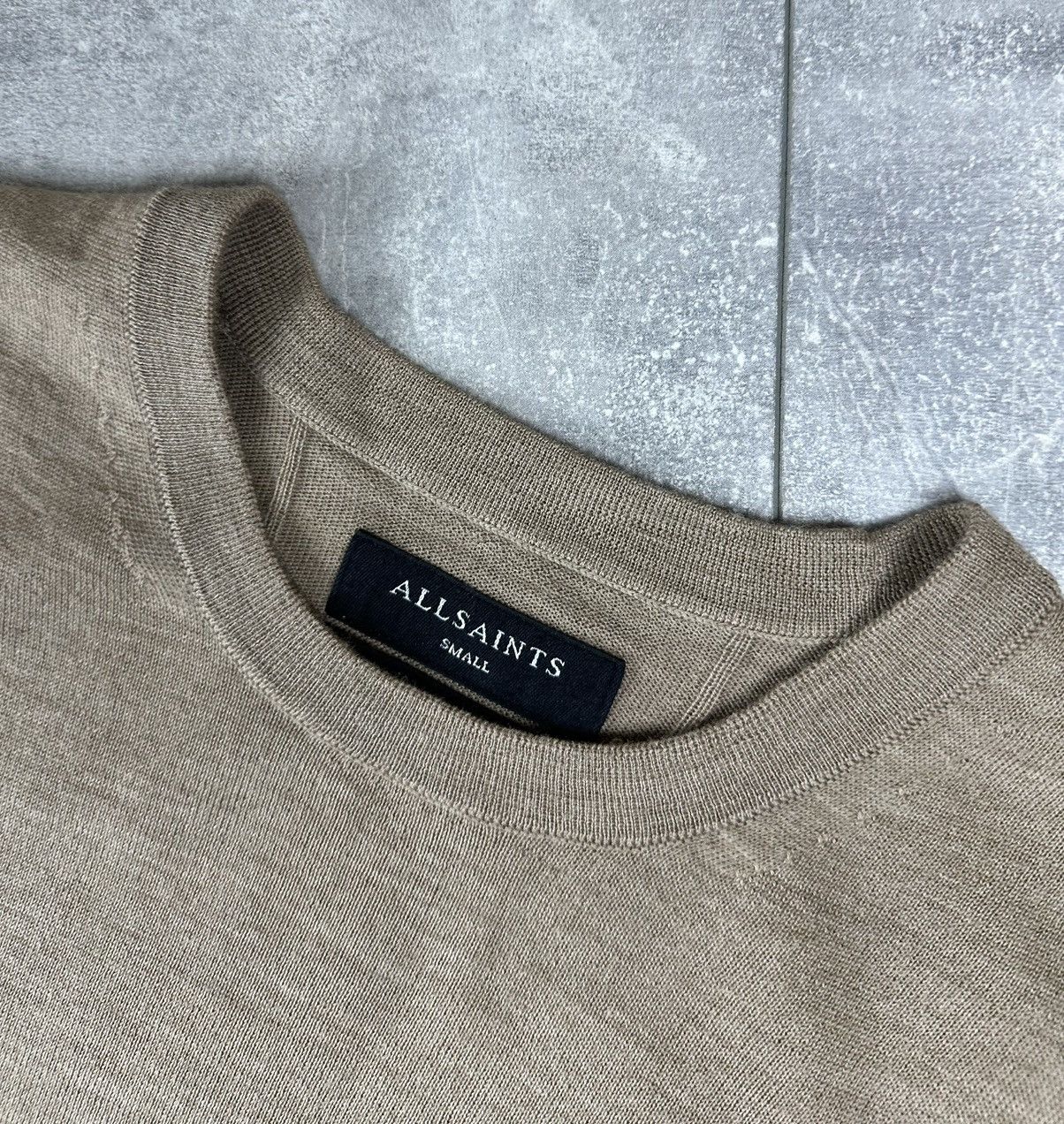 Allsaints Allsaints Merino Wool Small Logo Crew Neck Sweater Size US S / EU 44-46 / 1 - 7 Thumbnail