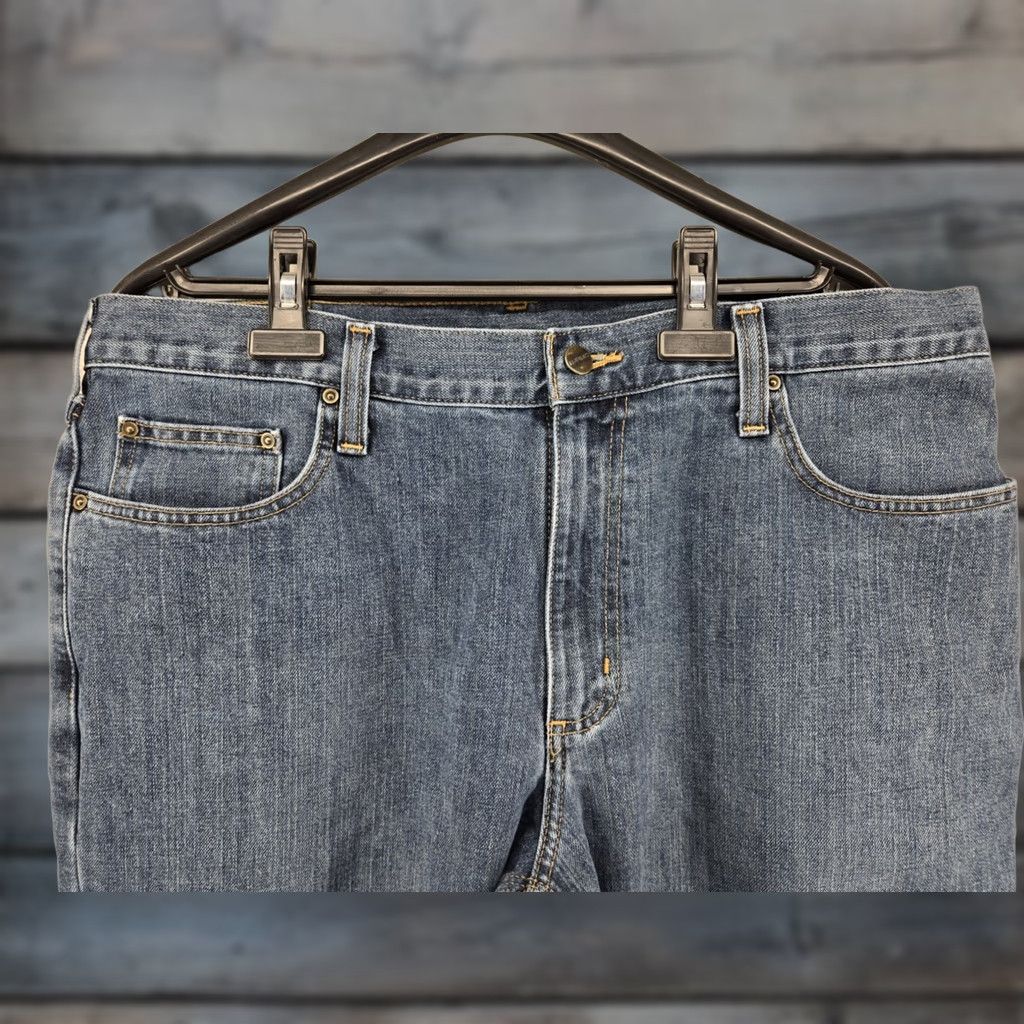 Carhartt Carhartt Denim Jeans Relaxed Fit 101483-980 Mens 38x30 Blue 5-Pocket Denim Jeans Mens Jeans Regular 38x30 Size US 38 / EU 54 - 1 Thumbnail