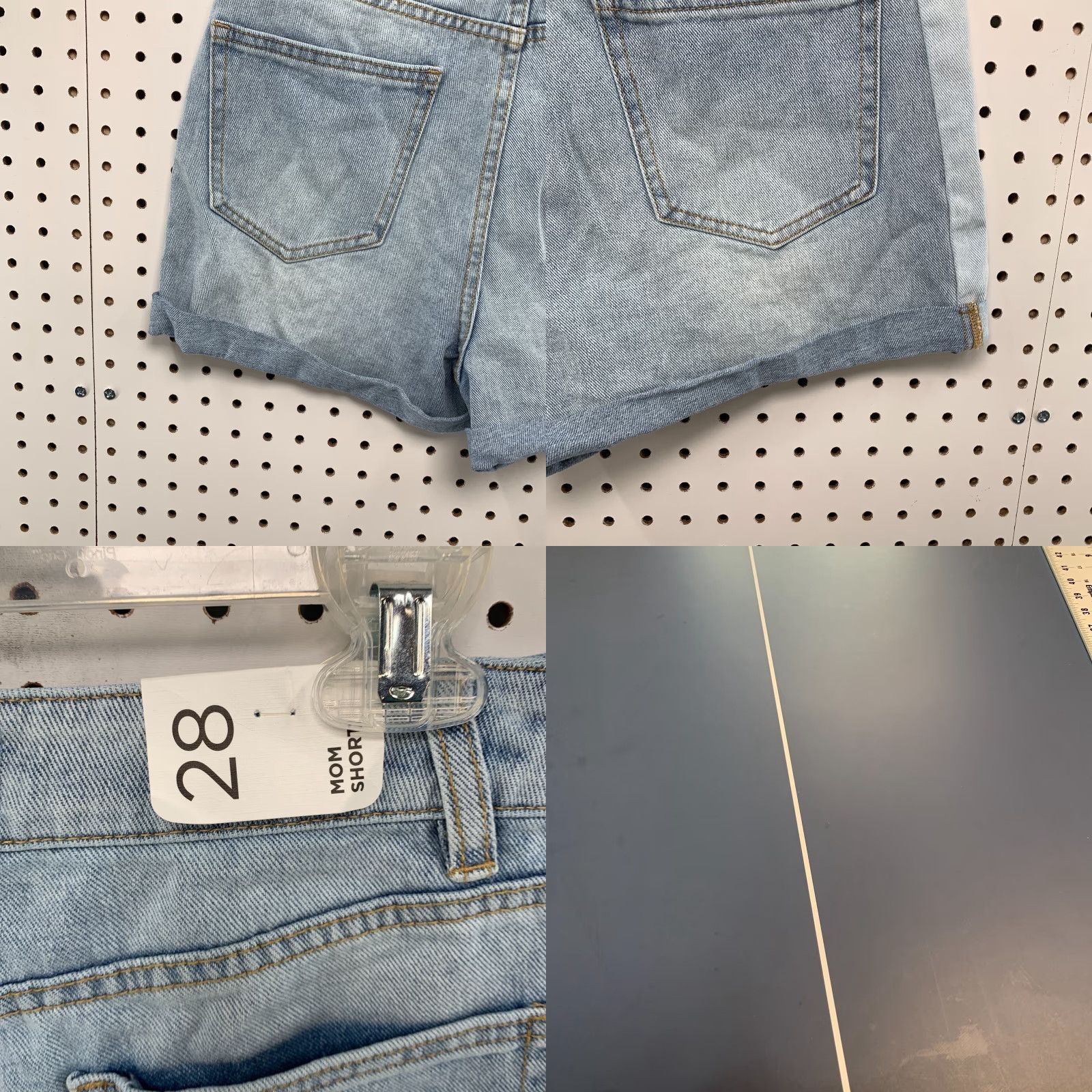 Pacsun VINTAGE PacSun Mom Denim Shorts Womens Size 28 Blue Cuffed High Rise NWT 2.5 Inseam Size 28" / US 6 / IT 42 - 8 Thumbnail