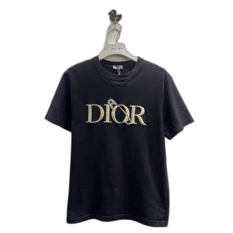 Dior Dior Logo Short Sleeve Black T-Shirt Size US M / EU 48-50 / 2 - 1 Thumbnail