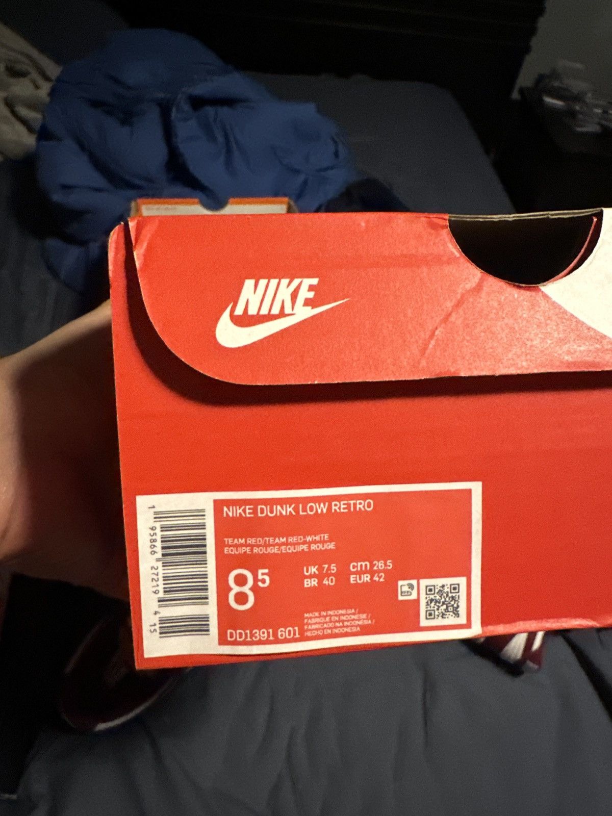 Nike Nike dunk low “Team Red” Size US 8.5 / EU 41-42 - 3 Thumbnail