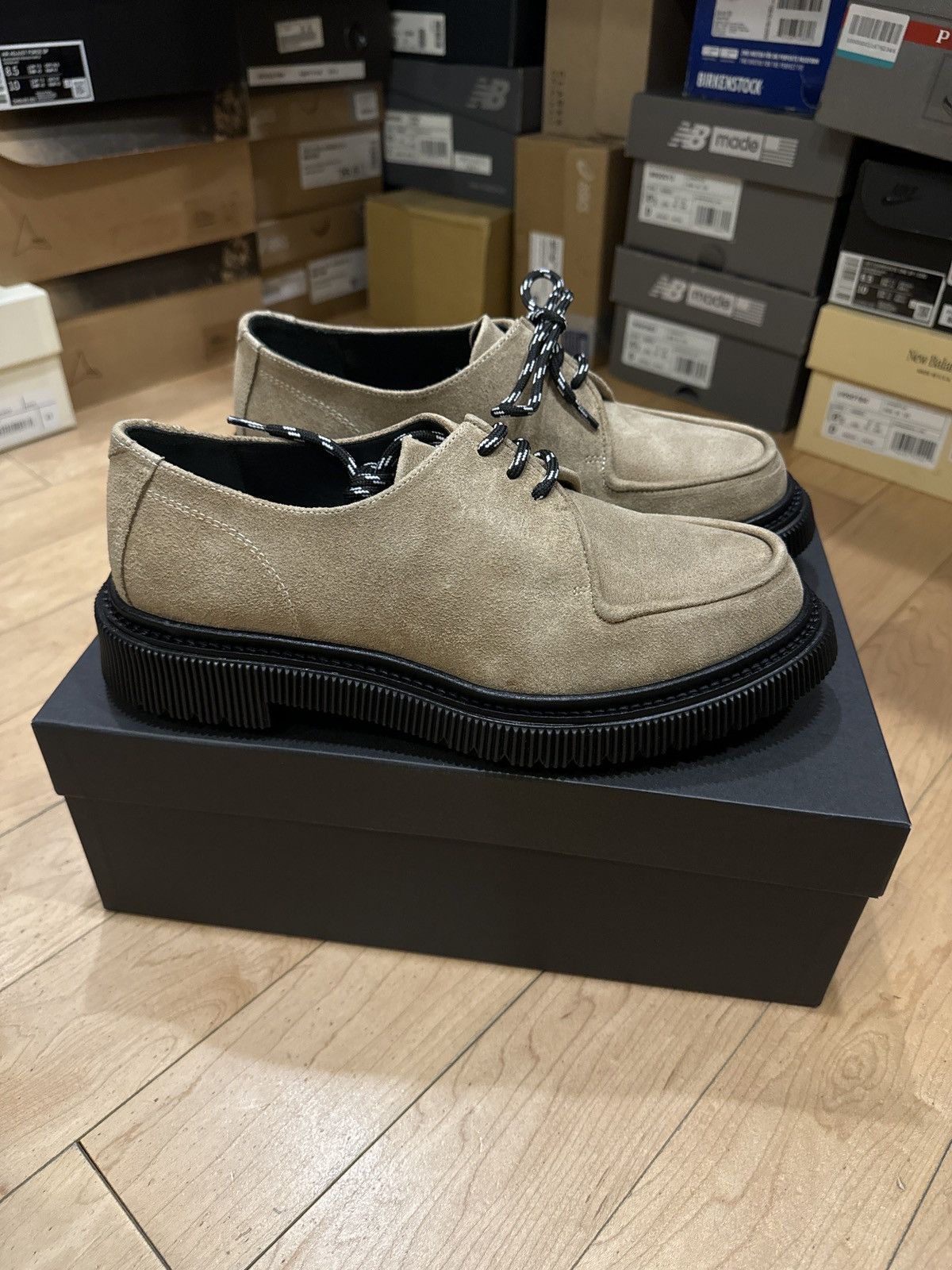 Adieu Paris × Mfpen Adieu mfpen type 179 suede sand brown Size US 8 / EU 41 - 3 Thumbnail