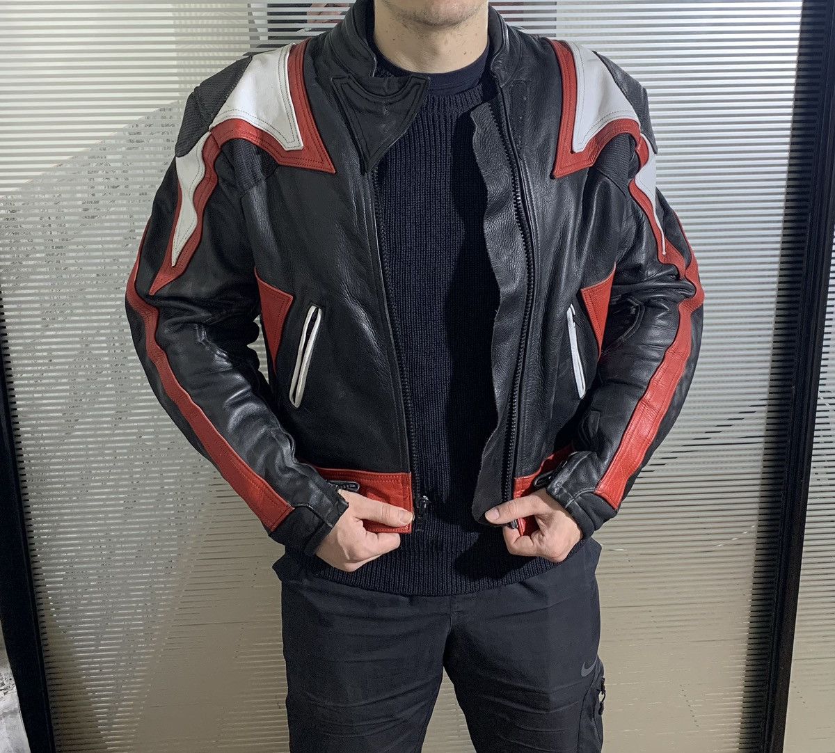 Other Gensler Scorpion Leather Moto Racing Jacket Vintage Size US M / EU 48-50 / 2 - 1 Thumbnail
