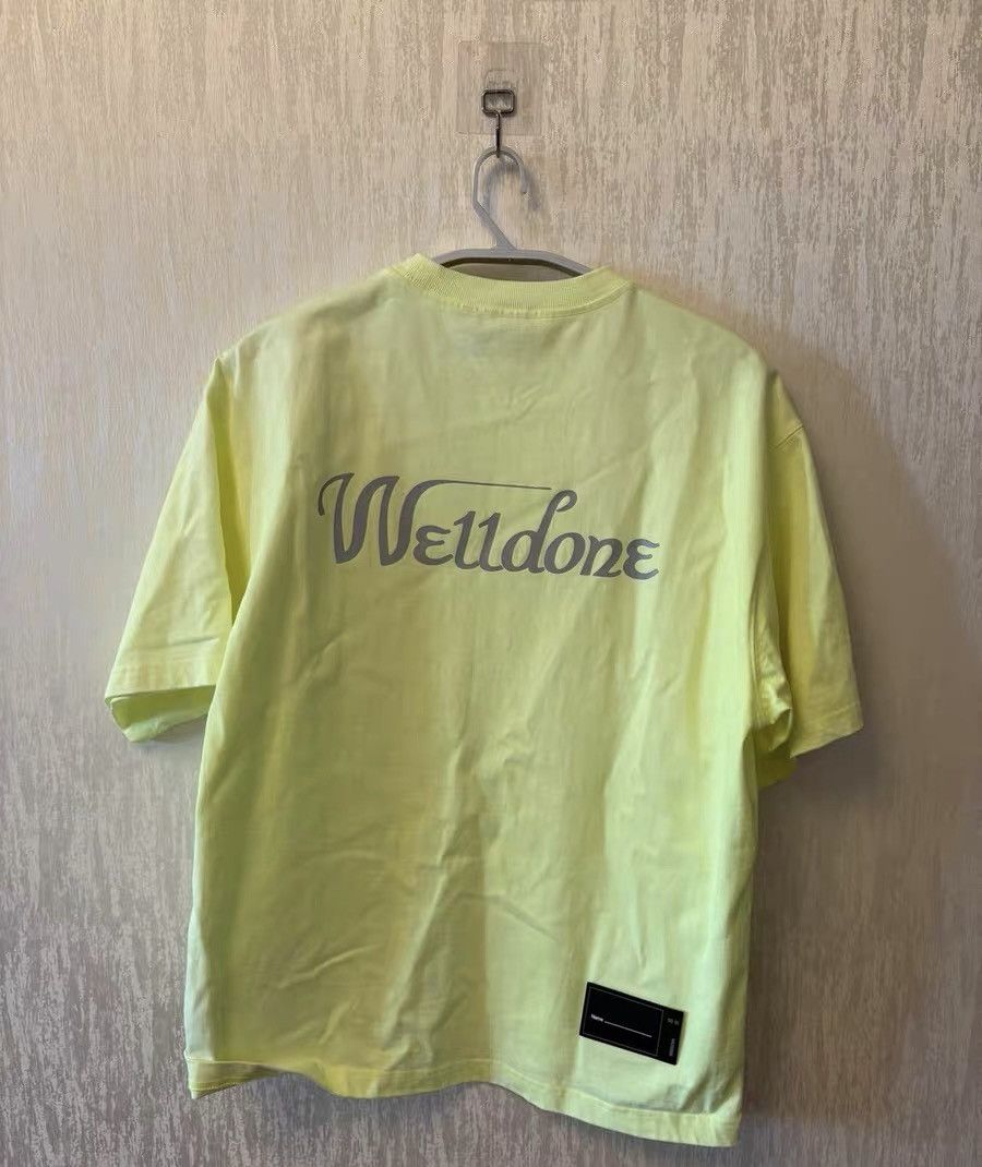 WE11DONE WE11DONE Reflective Logo Print Cotton Short Sleeve T-shirt Size US S / EU 44-46 / 1 - 2 Thumbnail