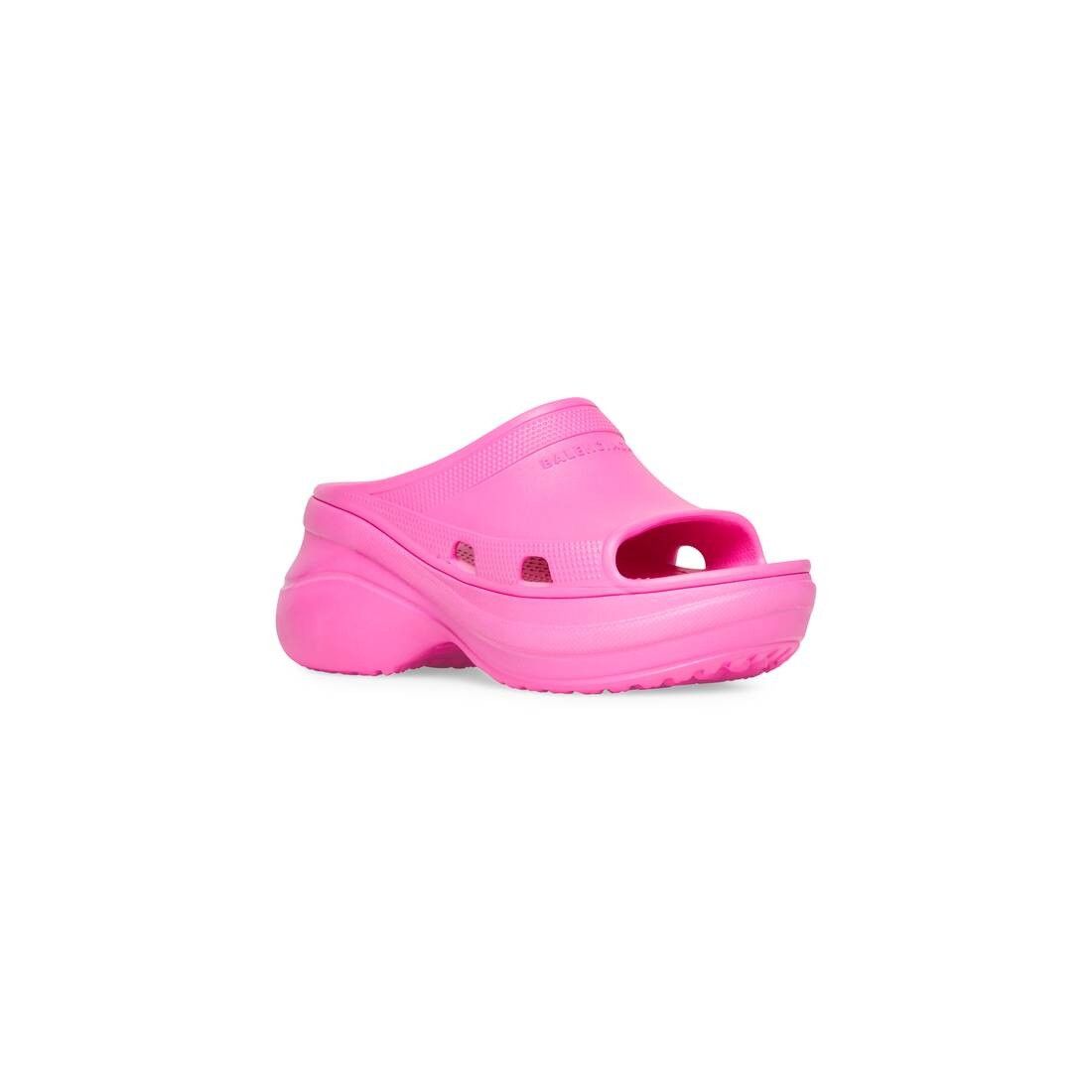 Balenciaga × Crocs o1bcso1str0325 Pool Crocs™ Slide Sandals in Pink Size US 7 / IT 37 - 2 Thumbnail