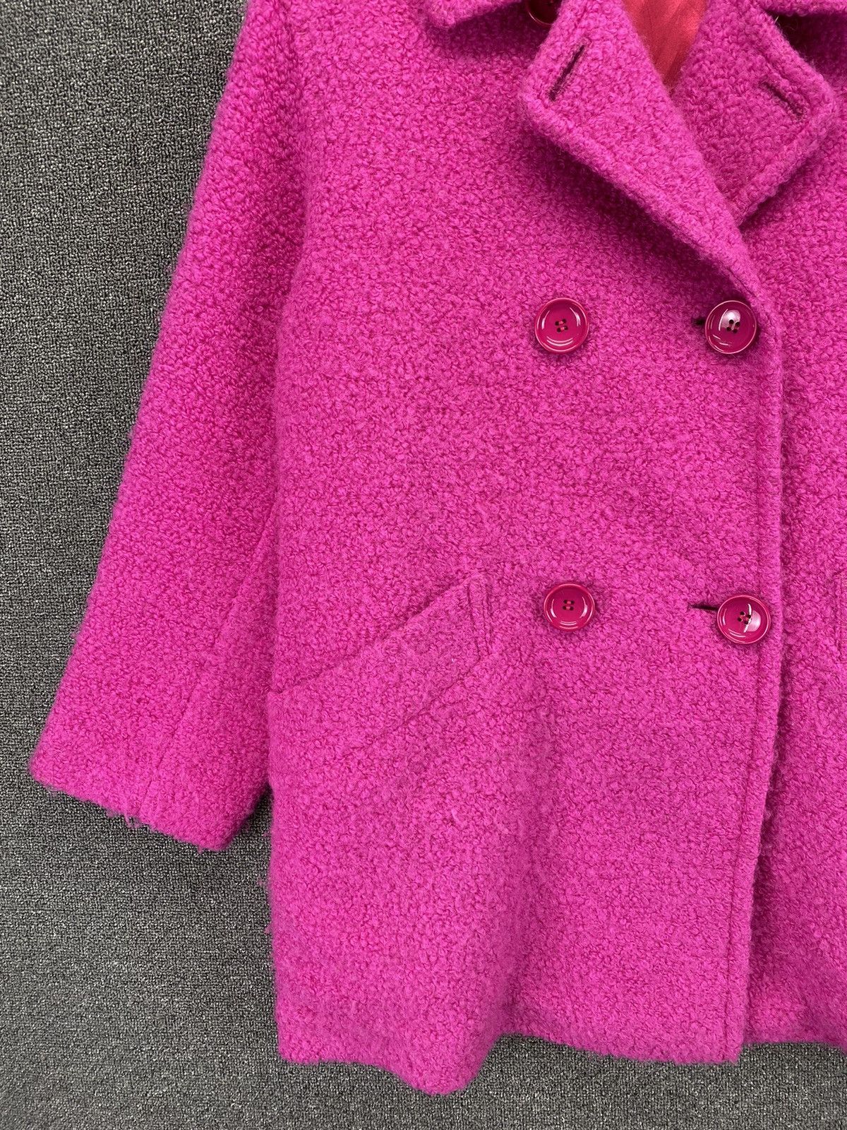 George Vintage George Rech Paris Wool Coat Jacket Size L / US 10 / IT 46 - 6 Thumbnail