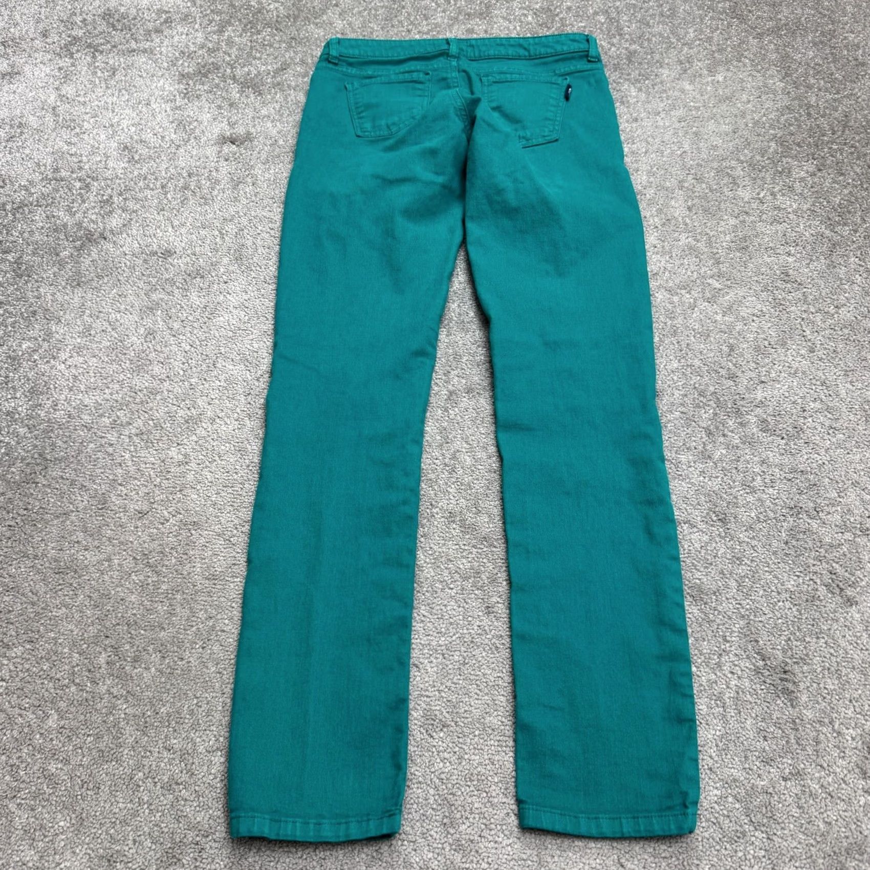 The North Face The North Face Valencia Slim Jeans Womens 2 Green Denim High Rise 5-Pocket Stretch Size 30" / US 8 / IT 44 - 2 Thumbnail