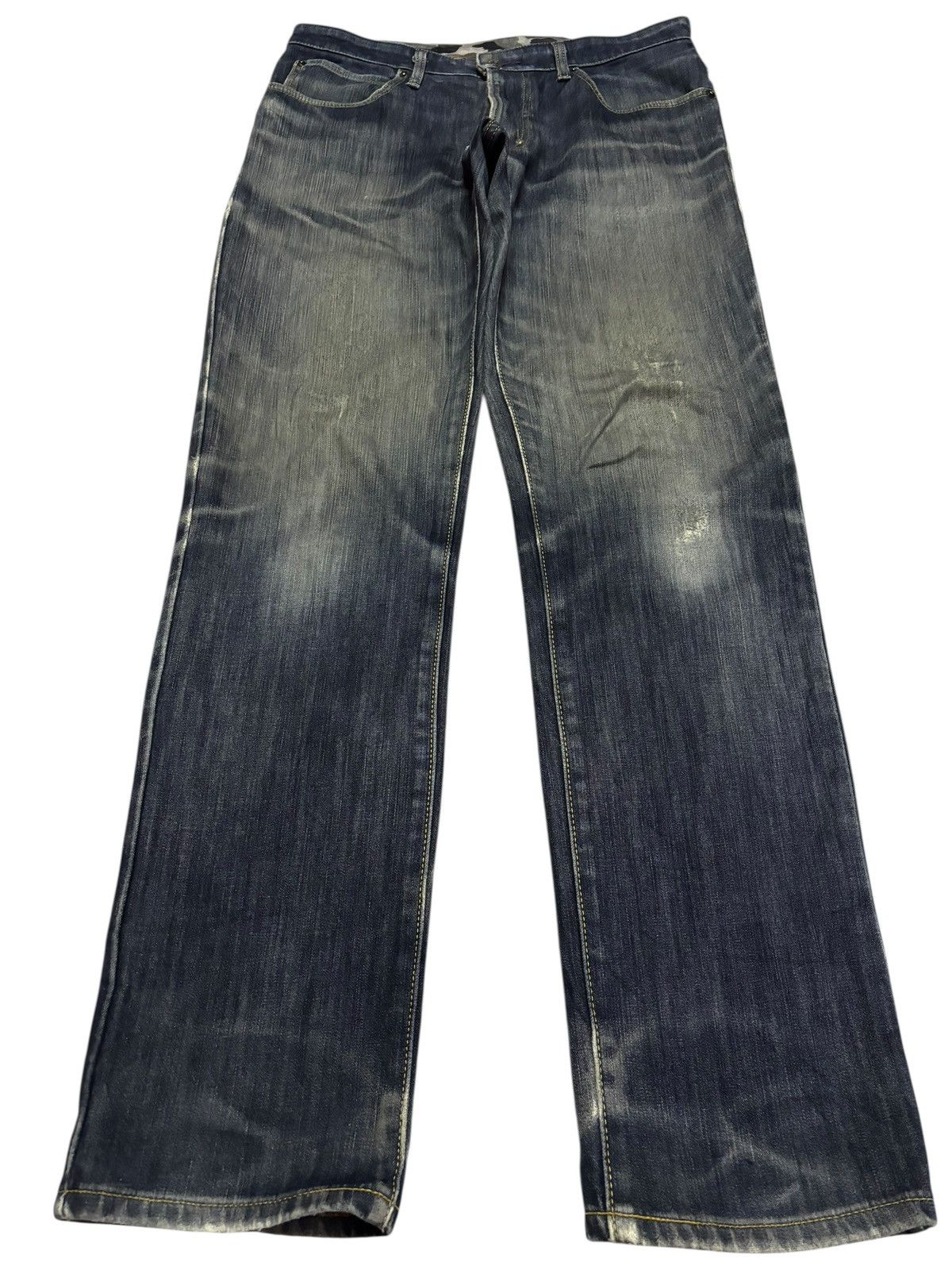 Edwin Vtg Edwin Japan 503 Distressed Jeans Size US 32 / EU 48 - 1 Thumbnail