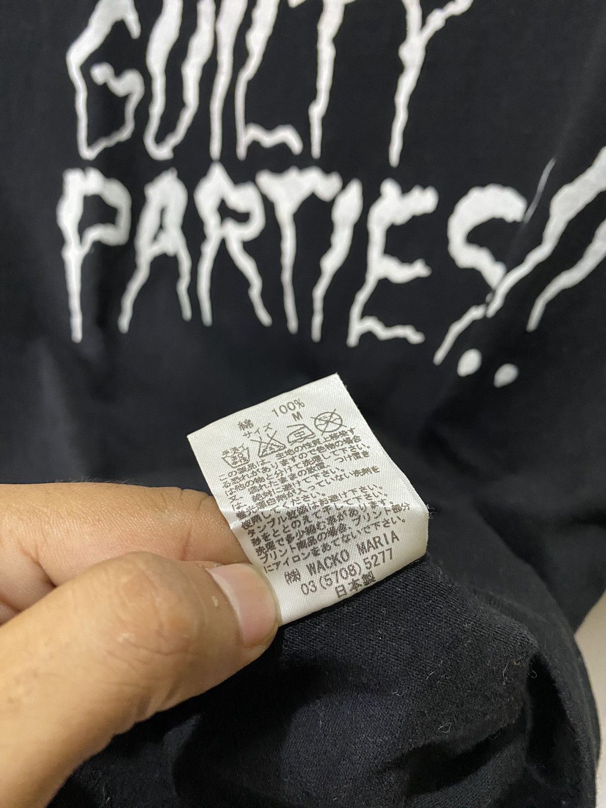 Japanese Brand × Wacko Maria Guilty Parties WackoMaria Neck Face Tshirt Size US M / EU 48-50 / 2 - 7 Thumbnail